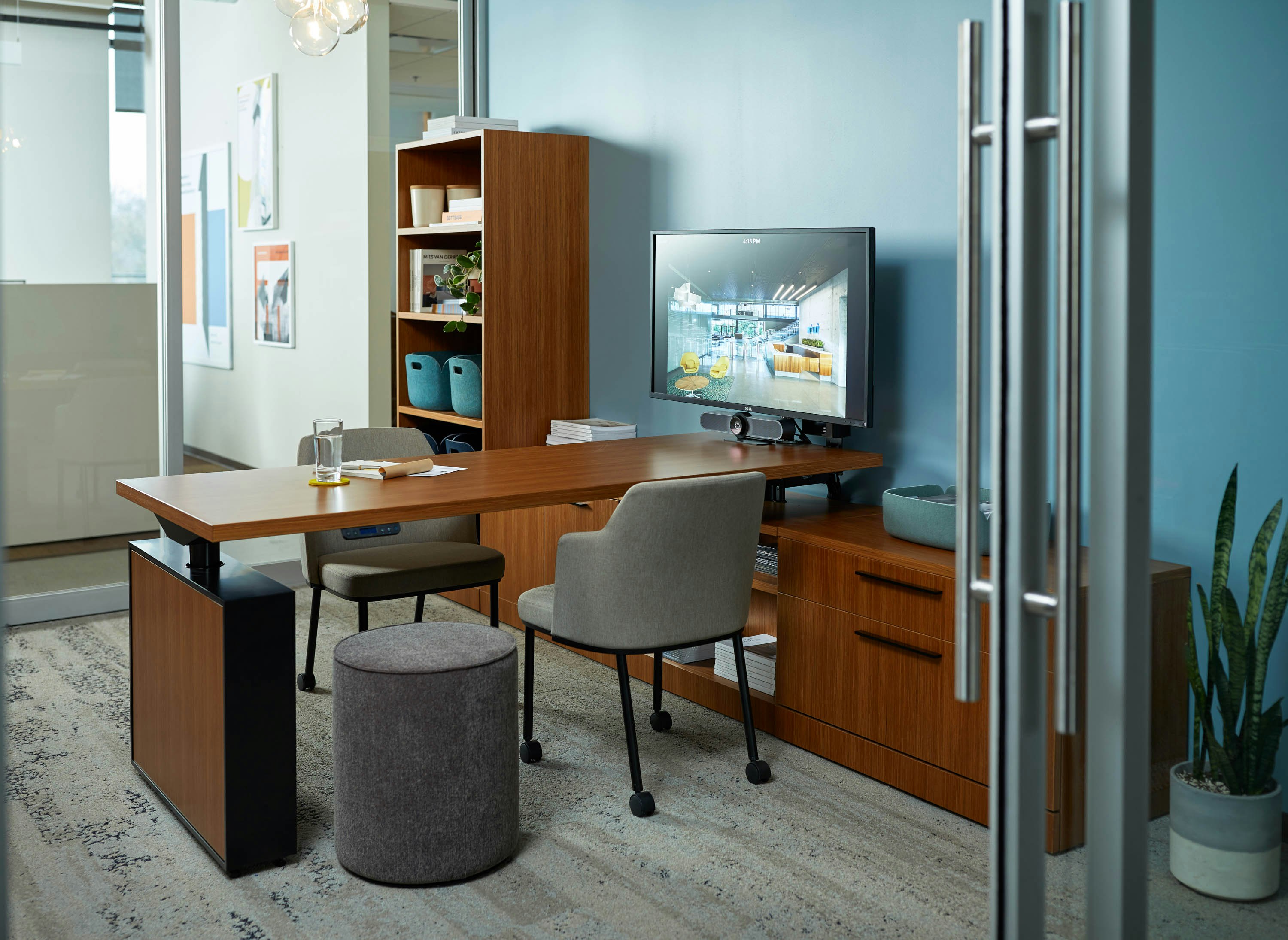 reff profiles height adjustable private office