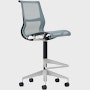 Setu Stool - No Arms,  Intercept,  Glacier,  Graphite,  Silver Alloy