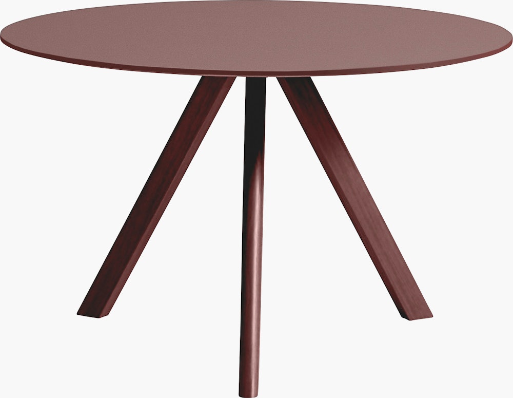 Copenhague 20 Dining Table 2.0 - Burgundy / Burgundy, 35.25