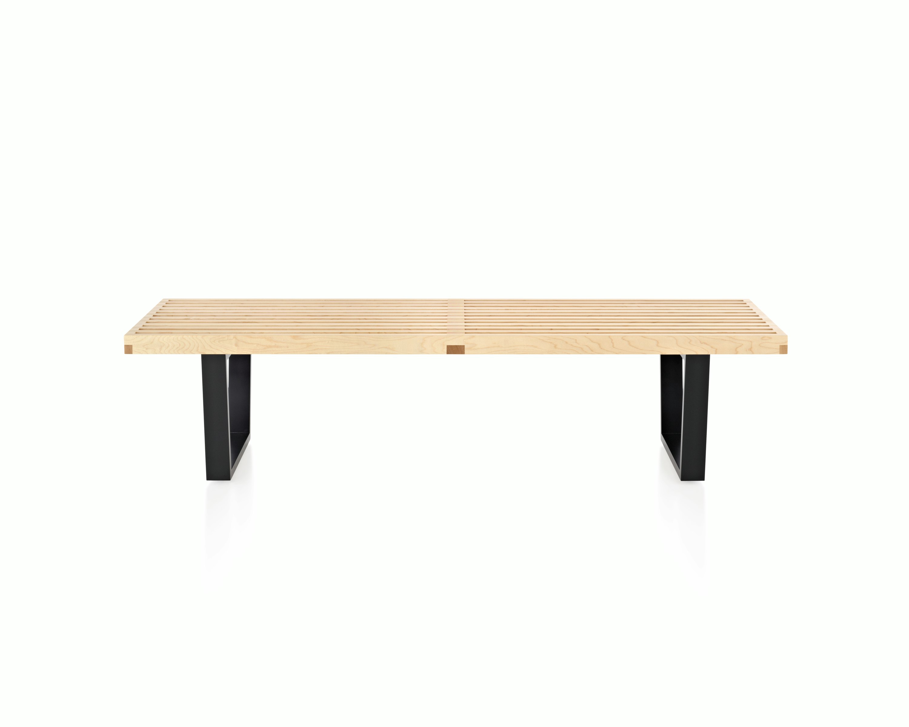 Nelson Platform Bench, Wood Base