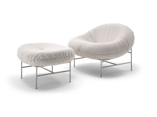 Perron Bun Lounge Chair Ottoman