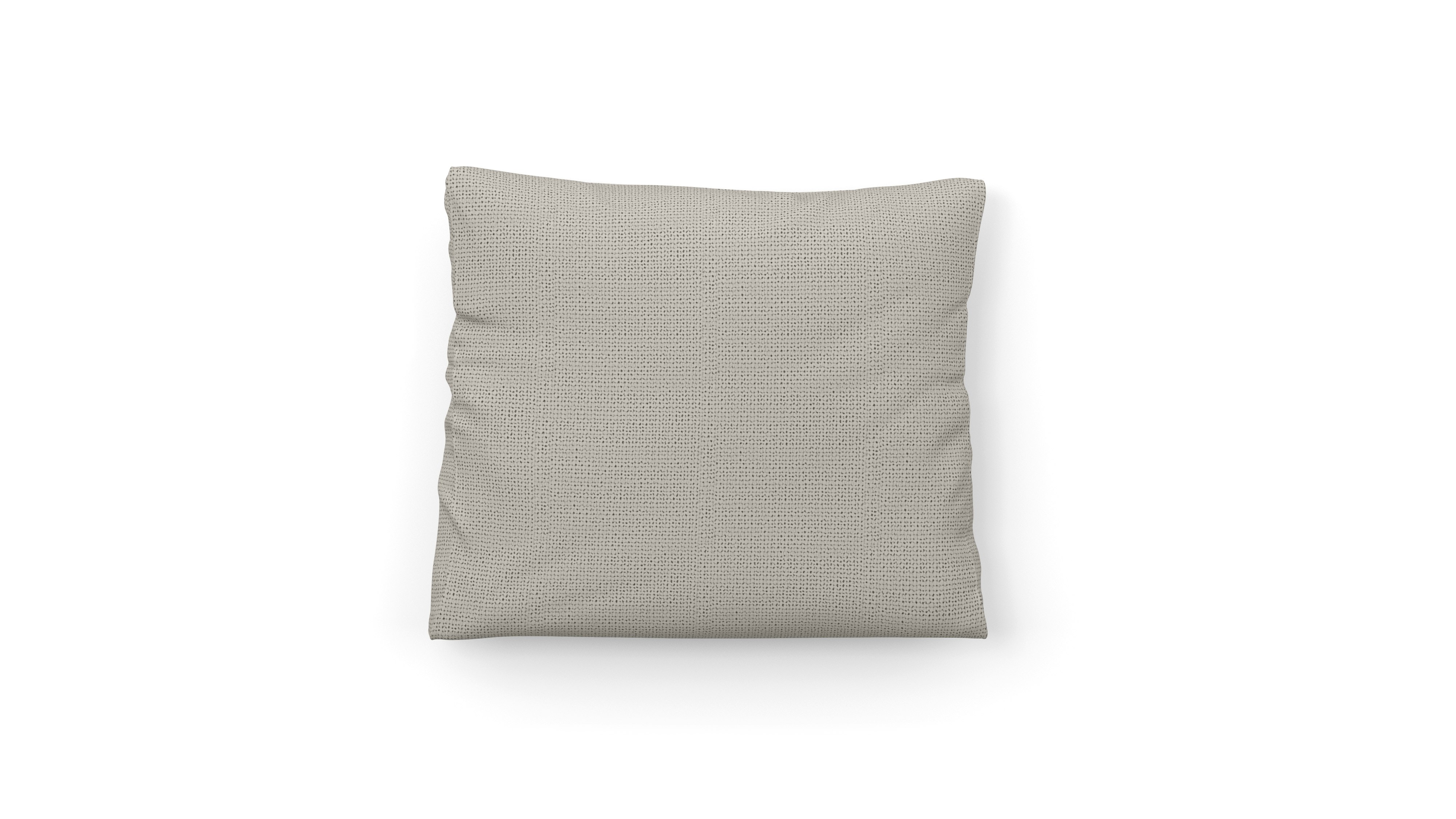 A Atlason Americano Throw Pillow in Buff viewed from the front.