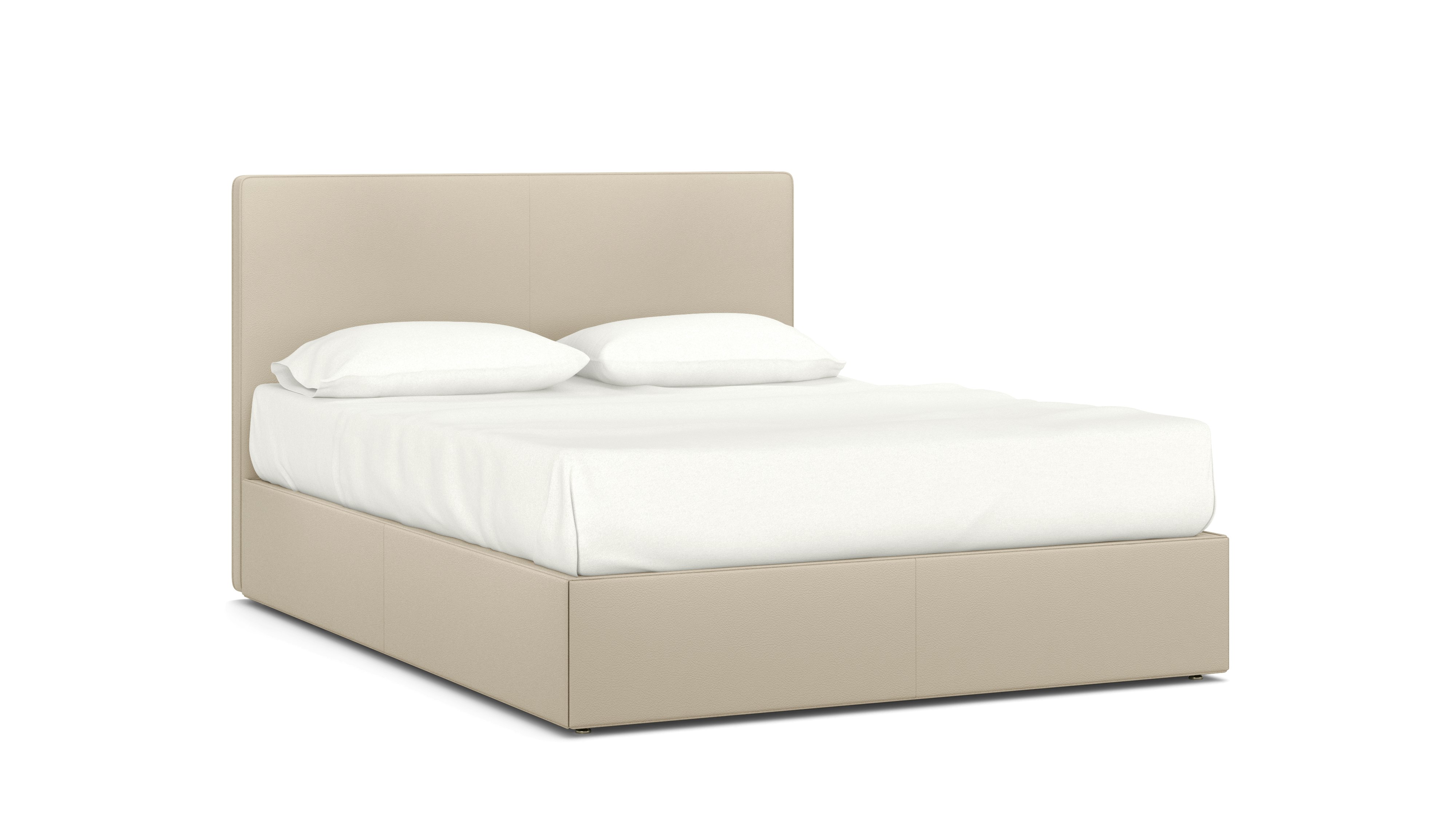 A Hule Bed in Timbre viewed from an angle.