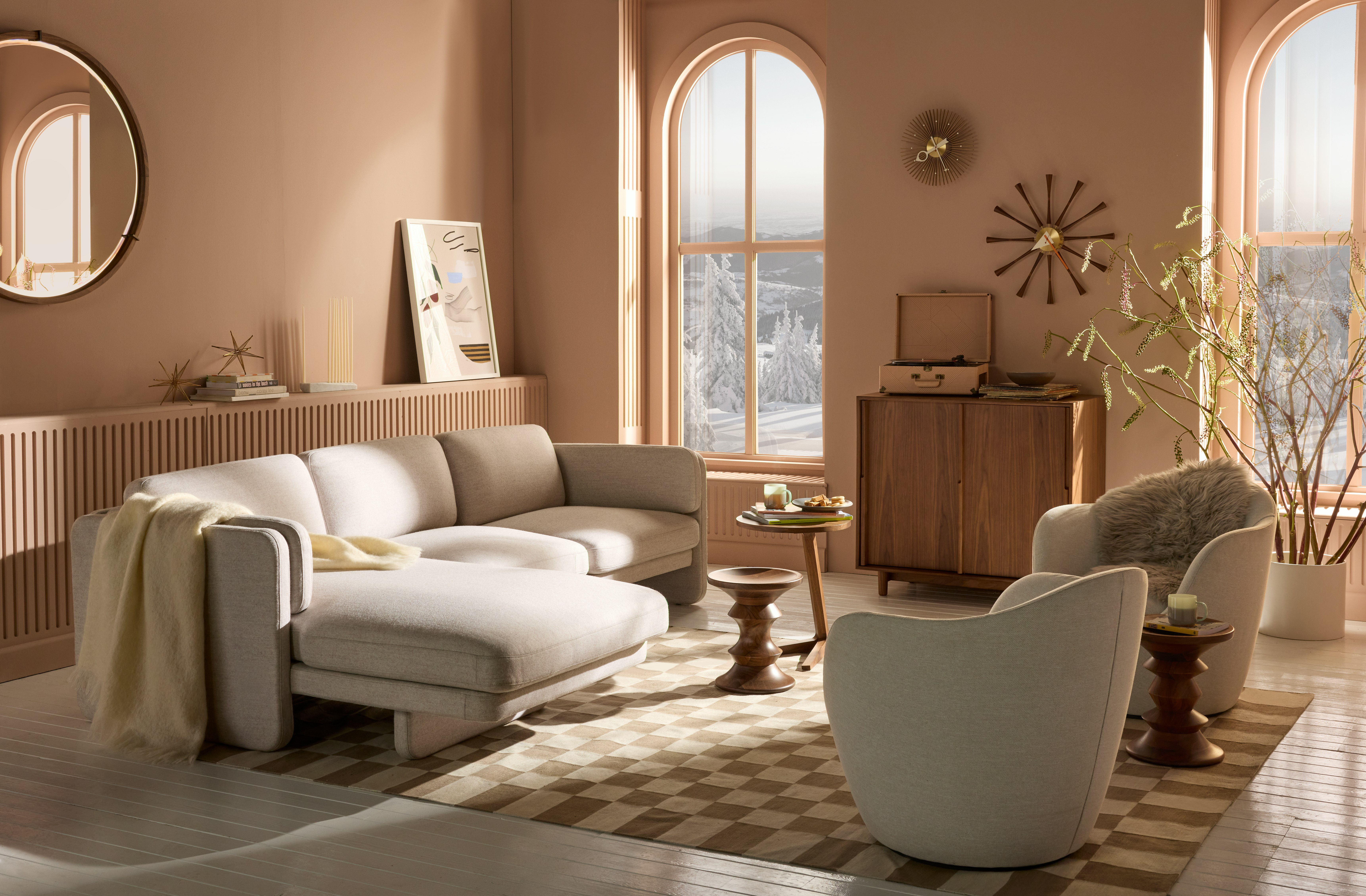 Pastille Sectional Chaise