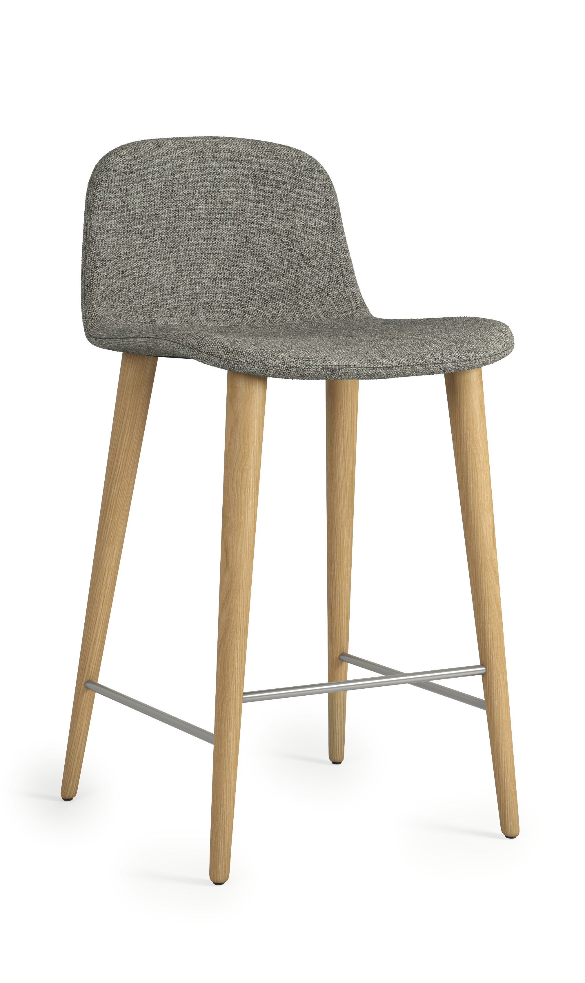 Bacco Stool - Counter Height,  Space,  602 Shale,  Oak