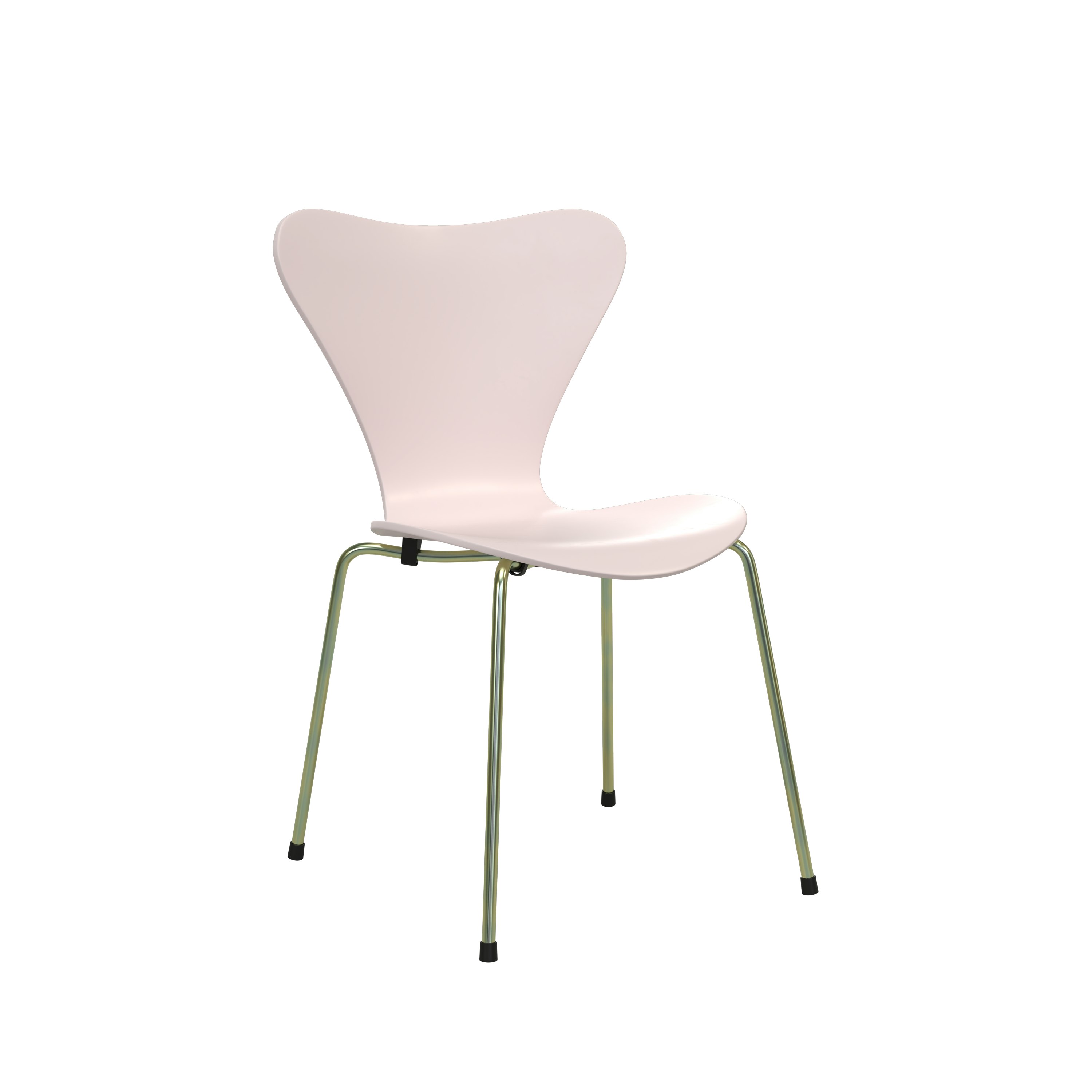 Series 7 Chair - Lacquered, 7:14 AM Pink, Rainbow Steel