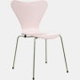 Series 7 Chair - Lacquered, 7:14 AM Pink, Rainbow Steel