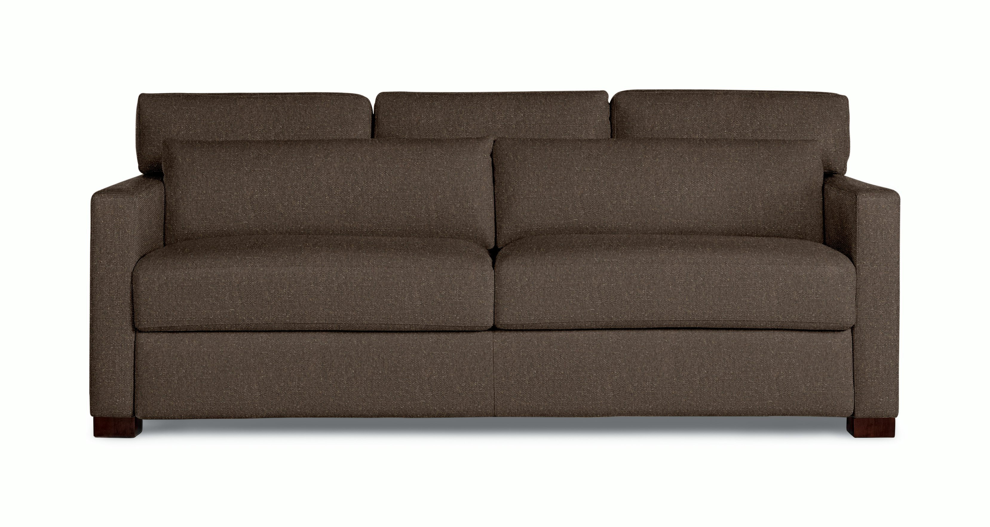 Vesper Sleeper or Sofa - Queen in Album Linen,  Espresso
