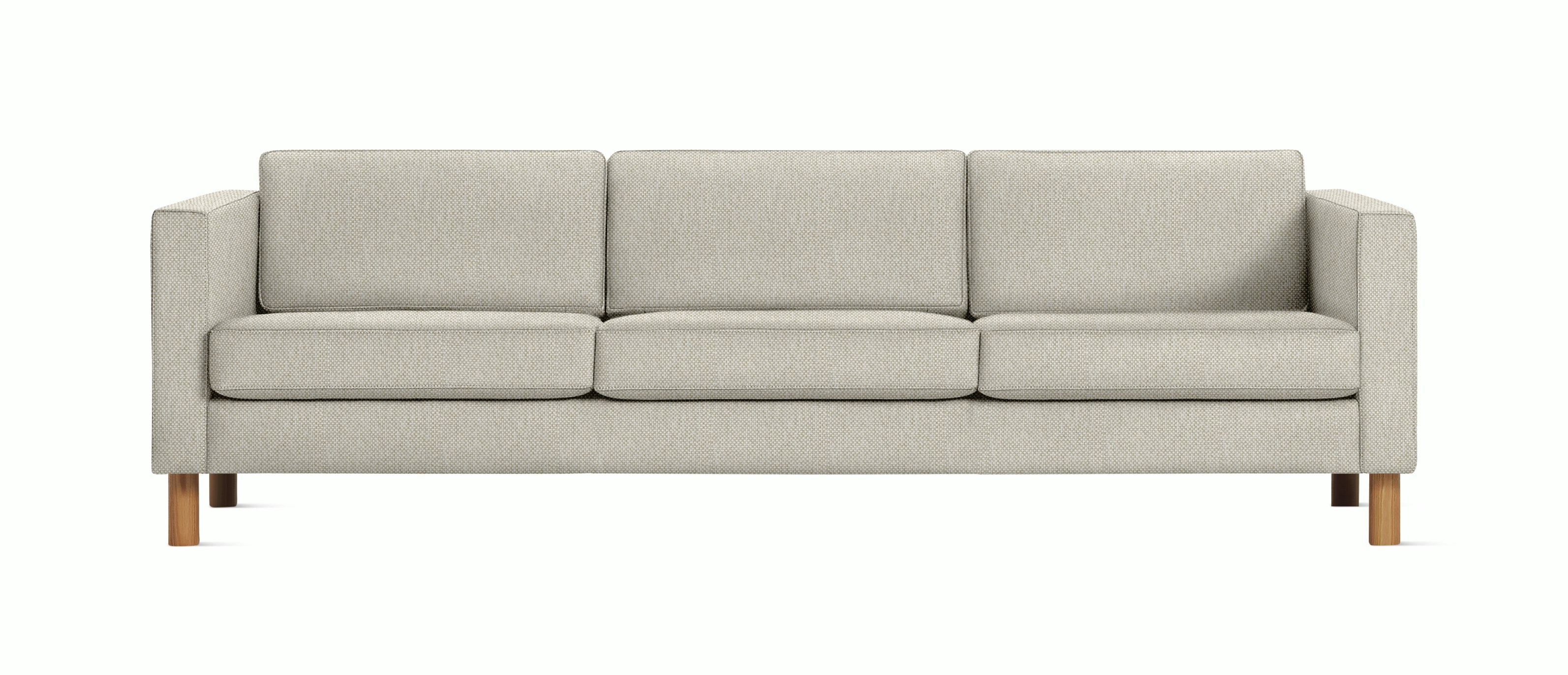 Lispenard Sofa  three seater in shell color with 6" legs.