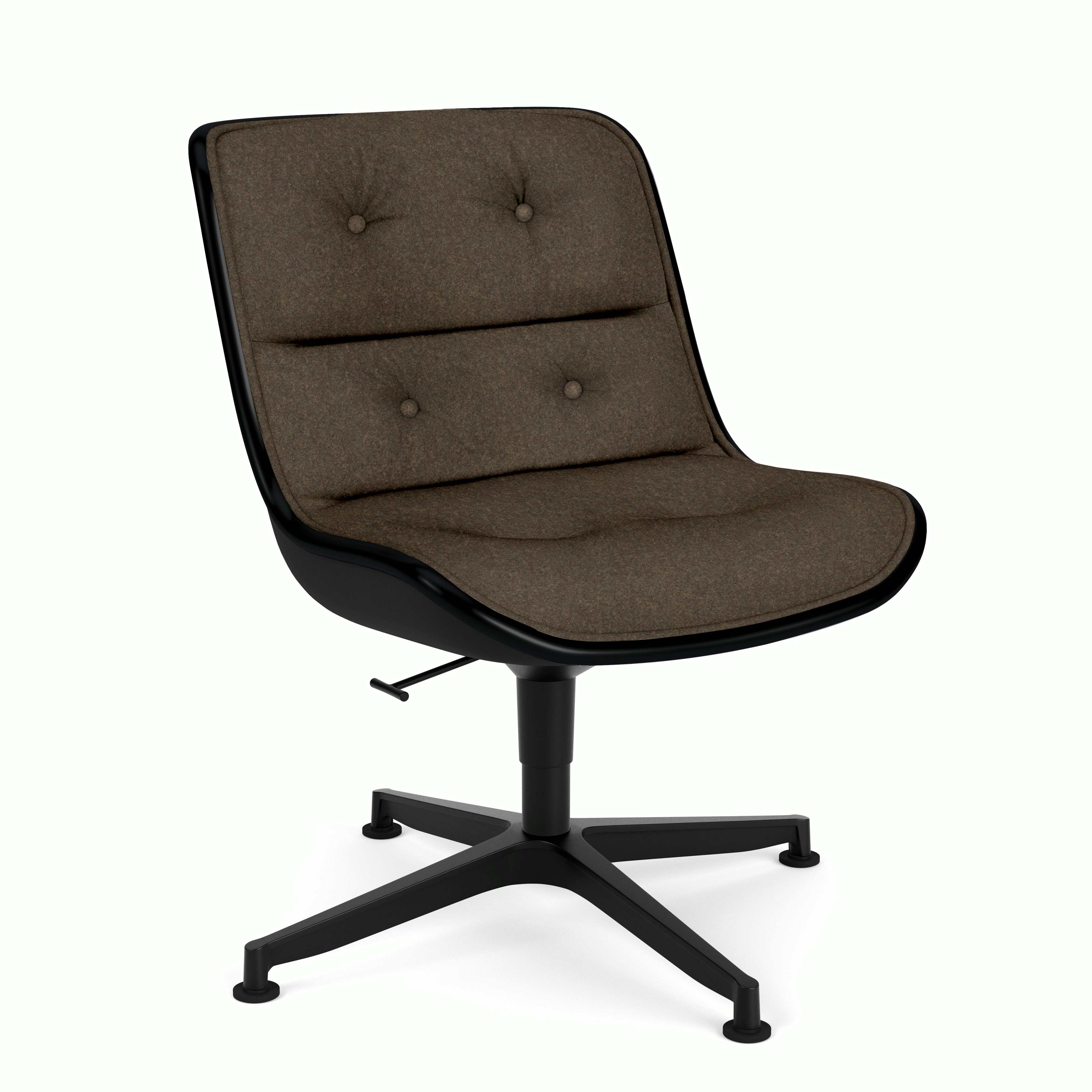 Pollock Executive Side Chair - 4 Star,  Black,  Wow Factor,  Tea Leaf