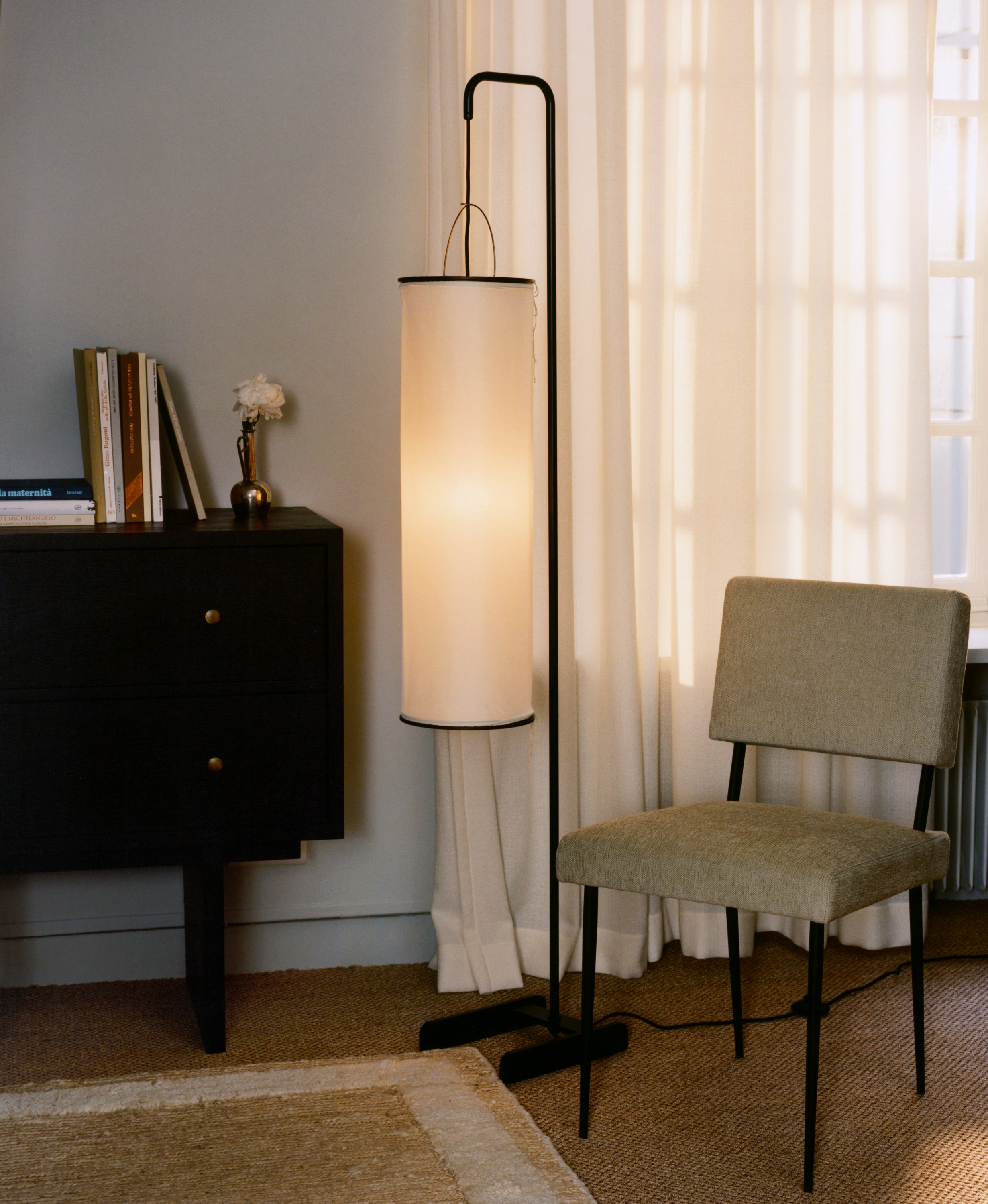 Silk Lantern Floor Lamp
