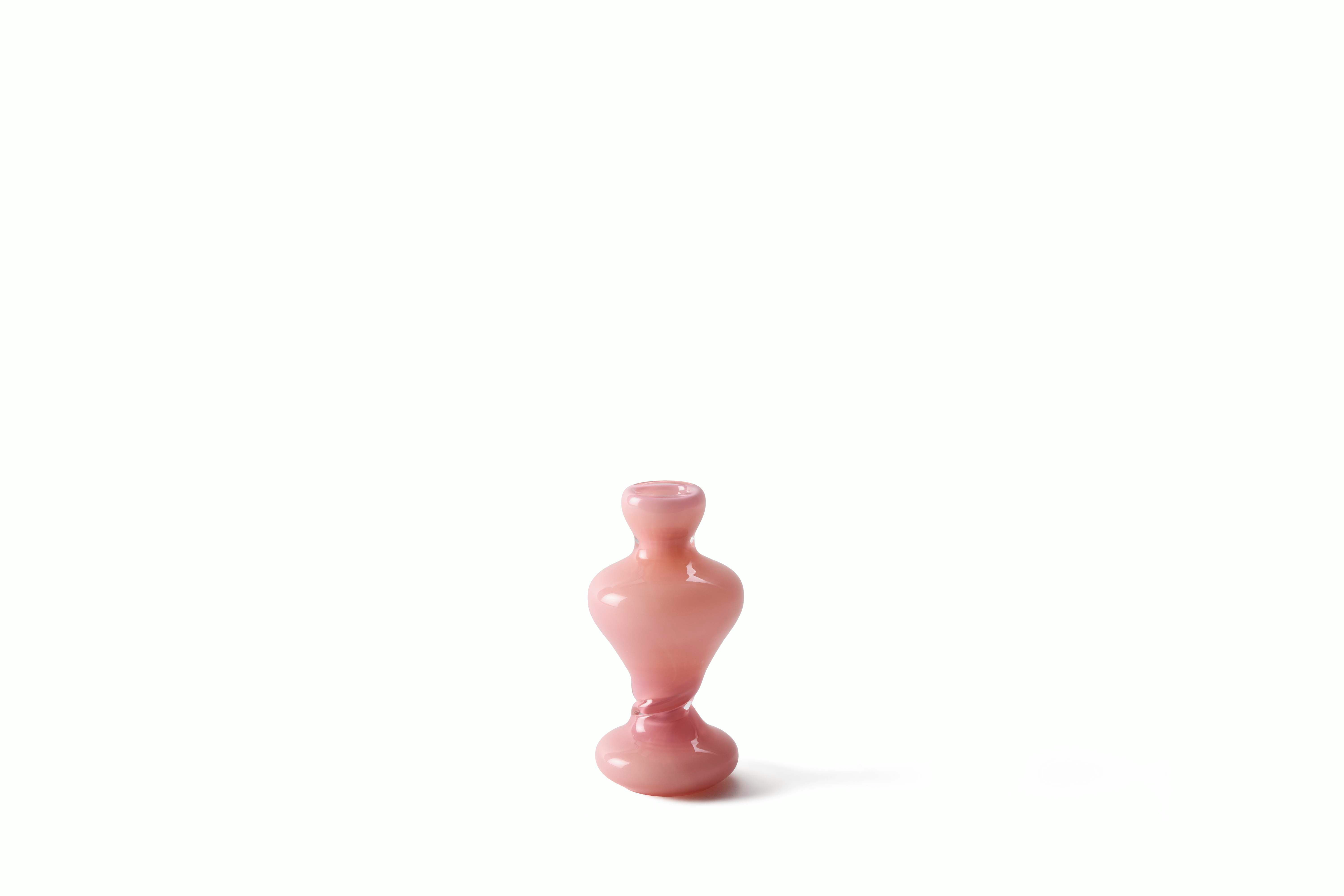 Mardahl Candle Holder - Medium, Rhubarb