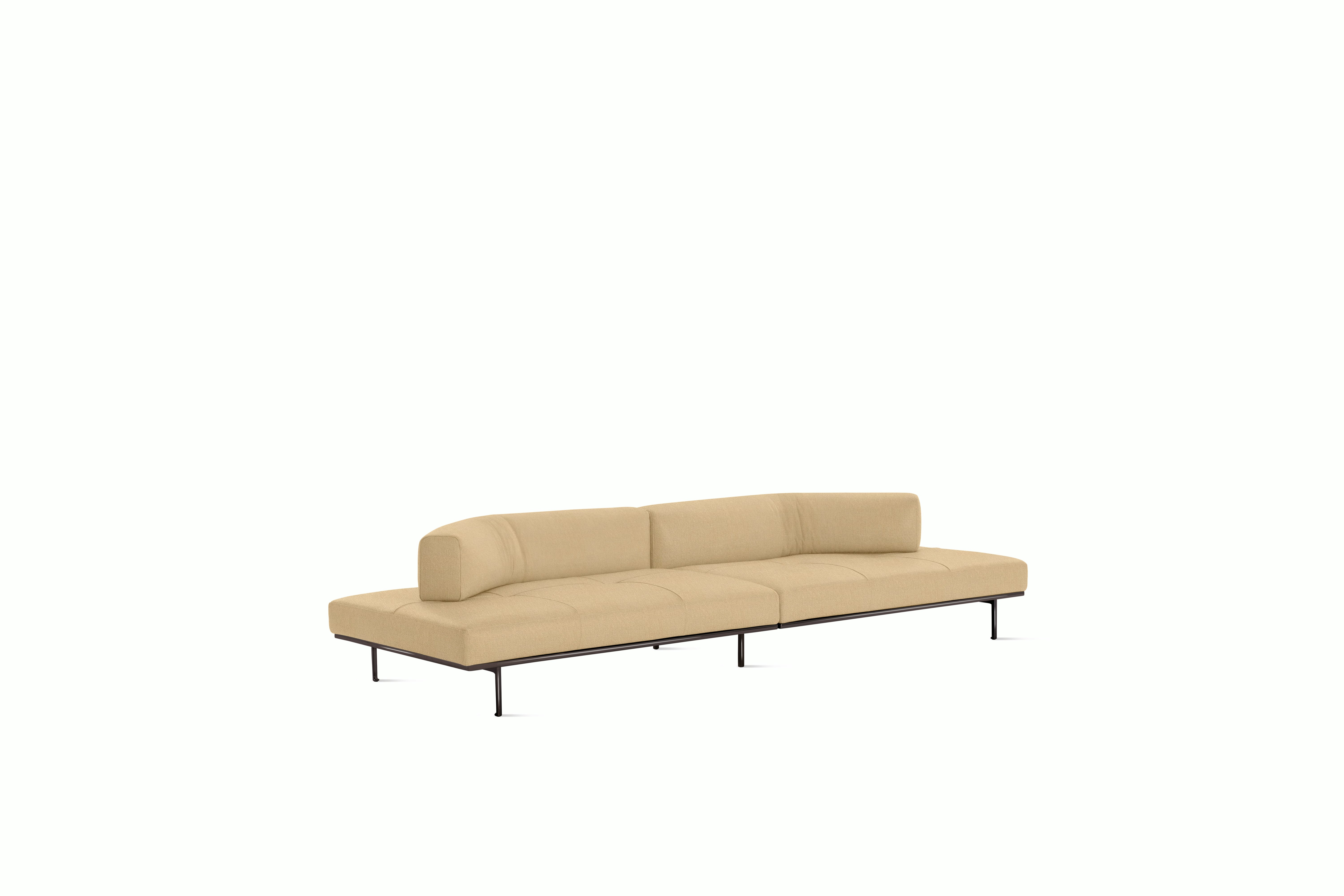 Matic Sofa - MH07 Config  Sofa,  Quilted,  Hopsack,  Stucco,  Charcoal