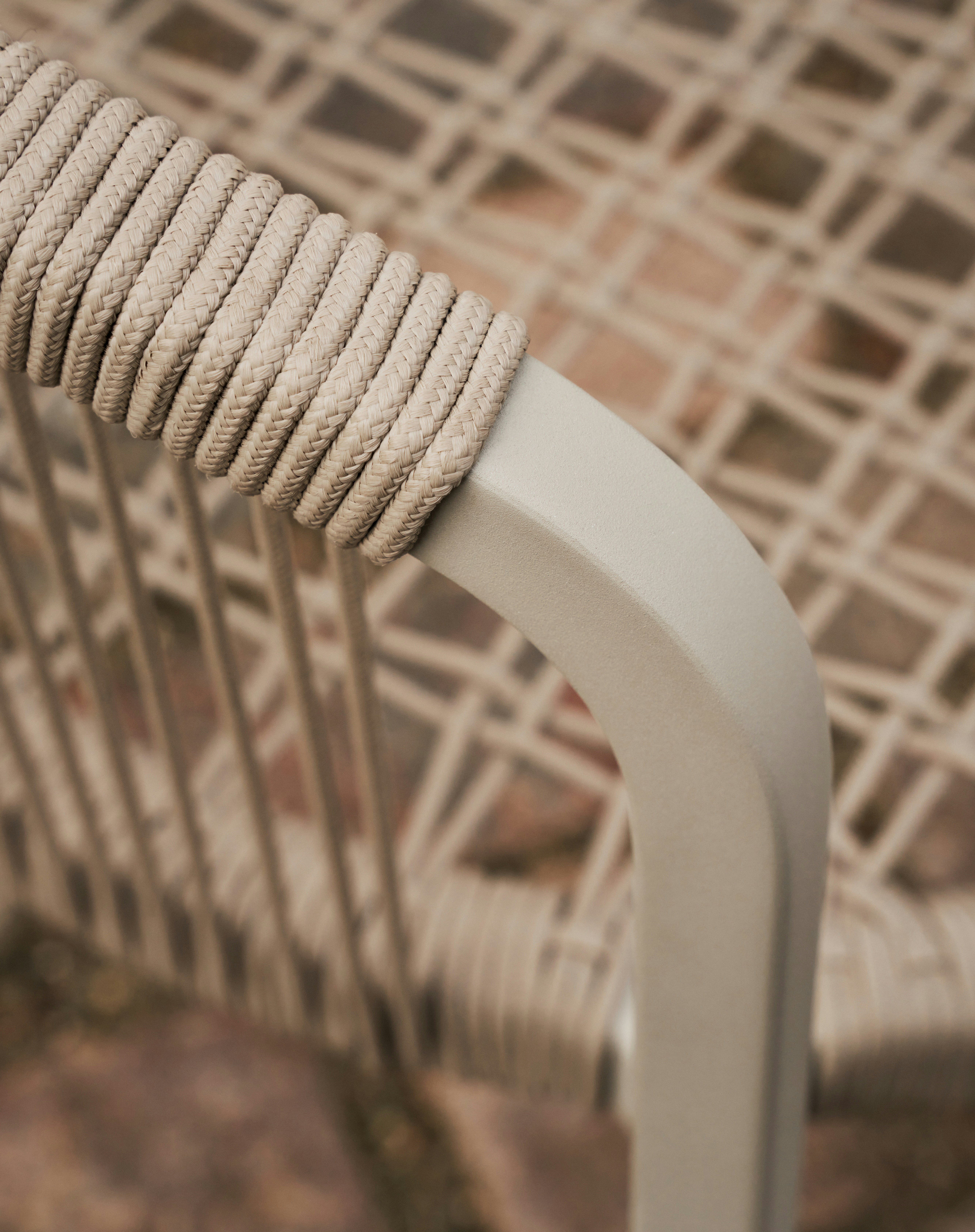 An environmental shot of the Vipp712 Lagrasse Lounge Chair.