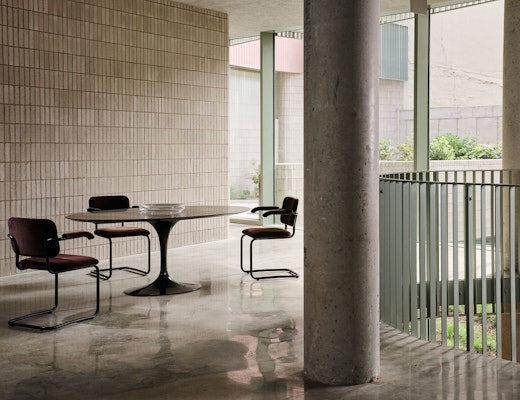 Saarinen Oval Dining Table with Cesca Chairs Saarinen Oval Dining Table Cesca Chair