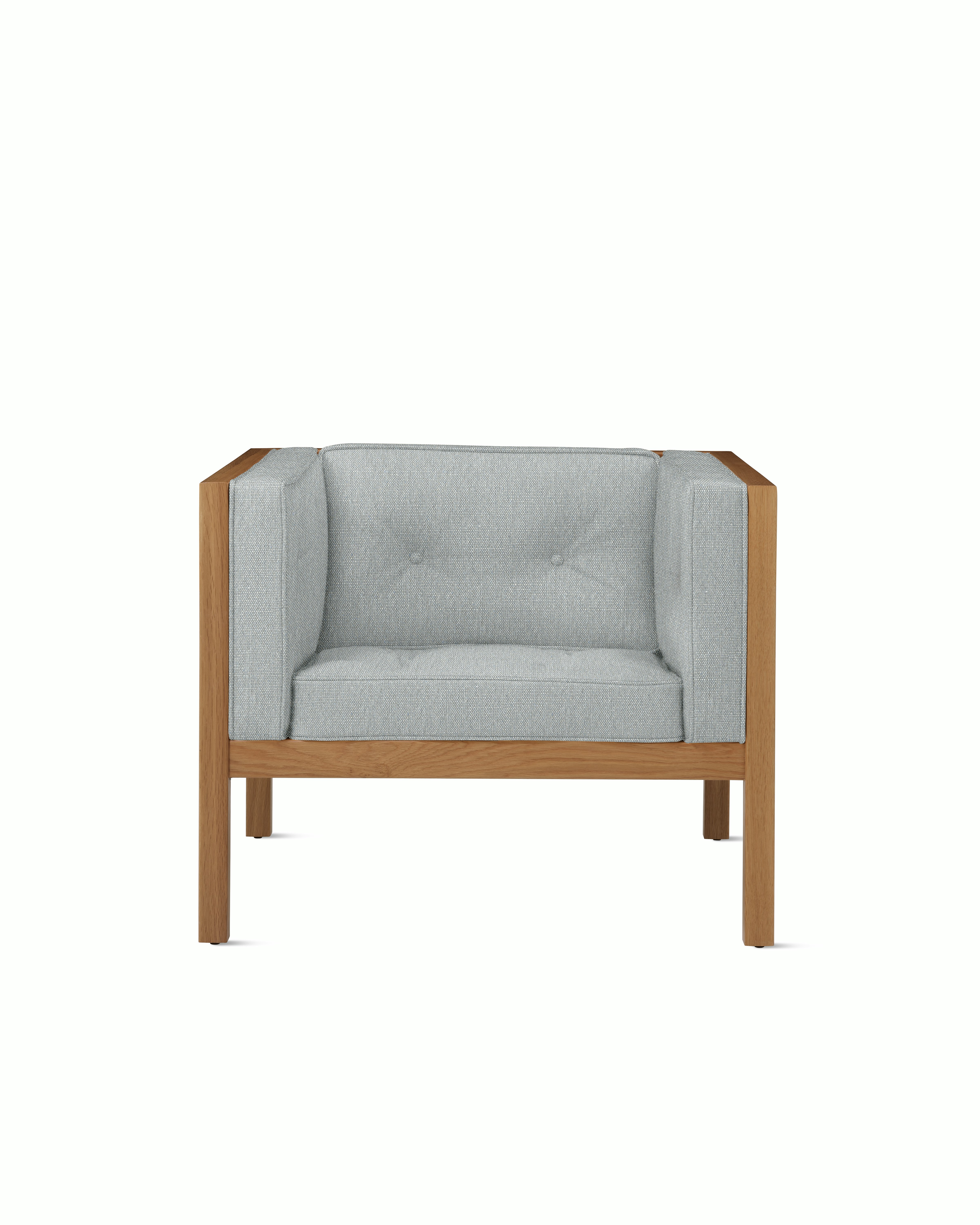Cube Armchair - Album, Powder, Oak