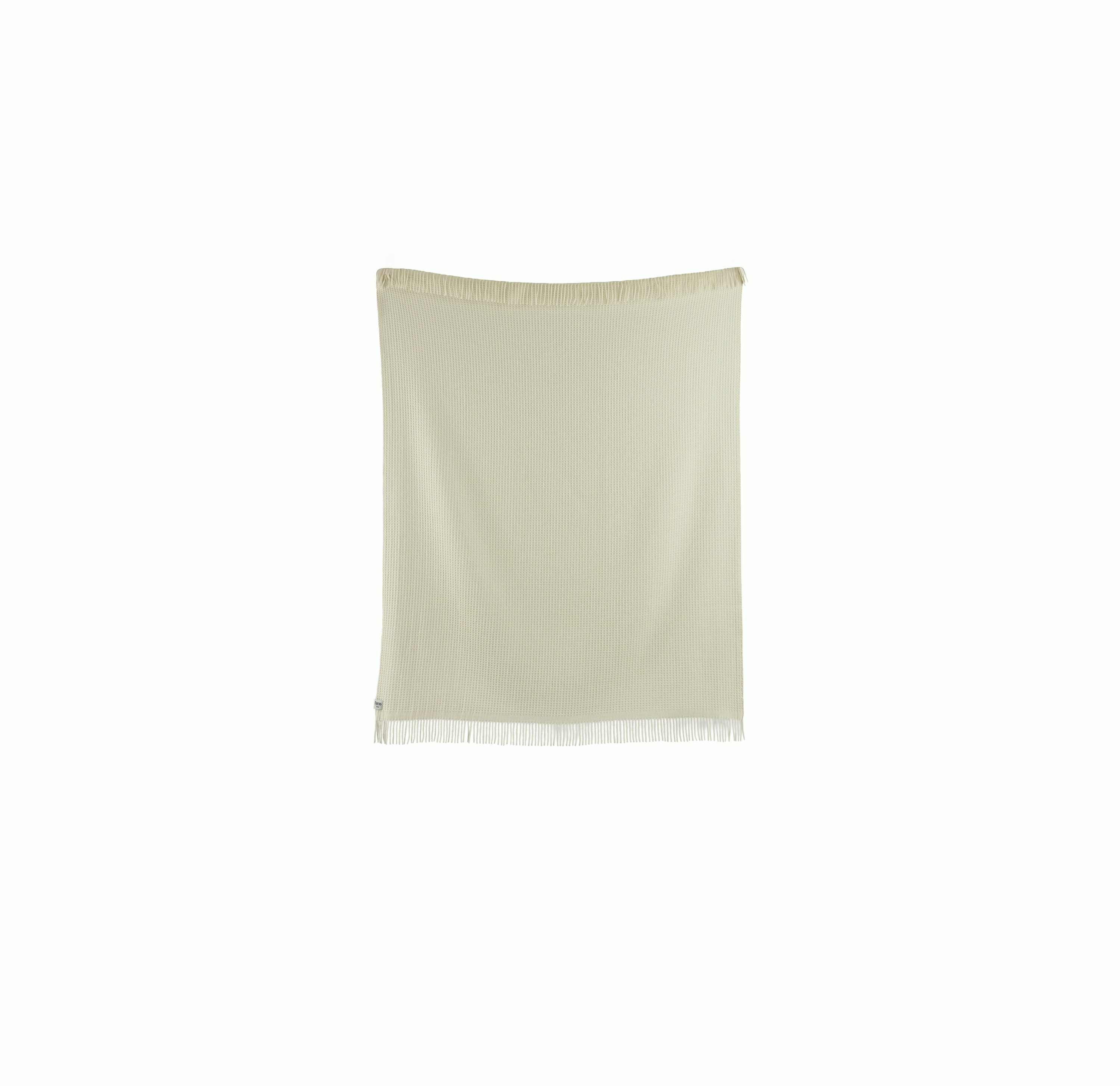 A Vega Throw in Natural viewed from the front.