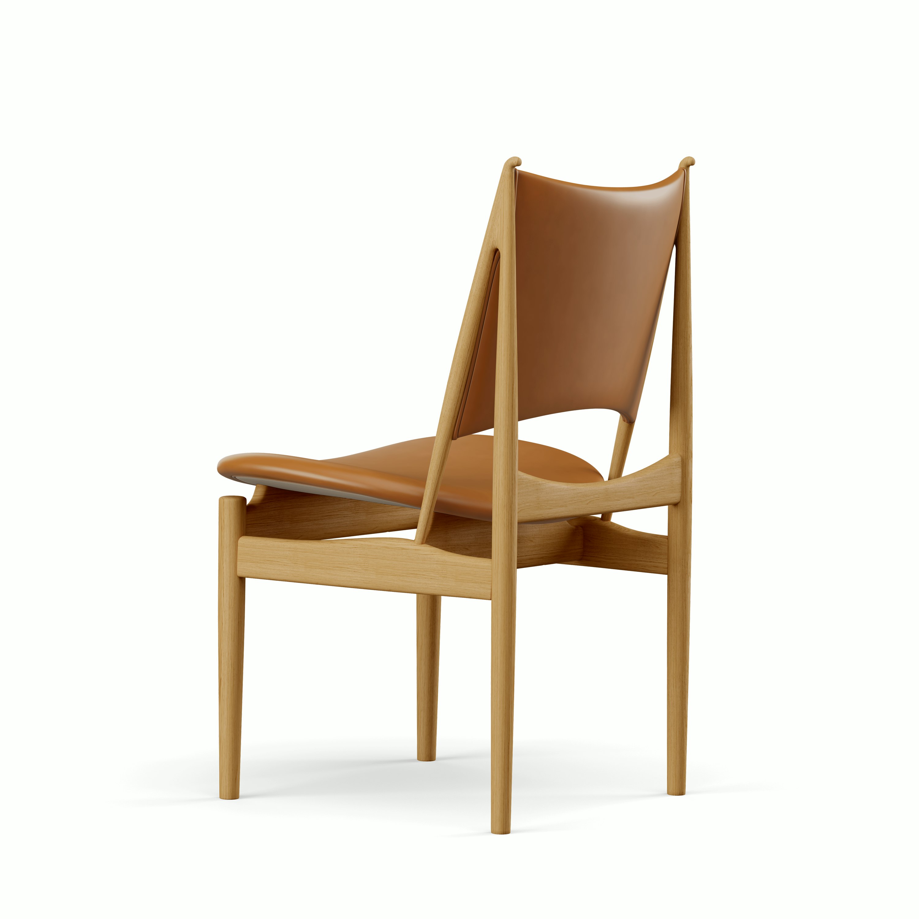 Egyptian Chair - Walnut, Elegance Leather, Walnut