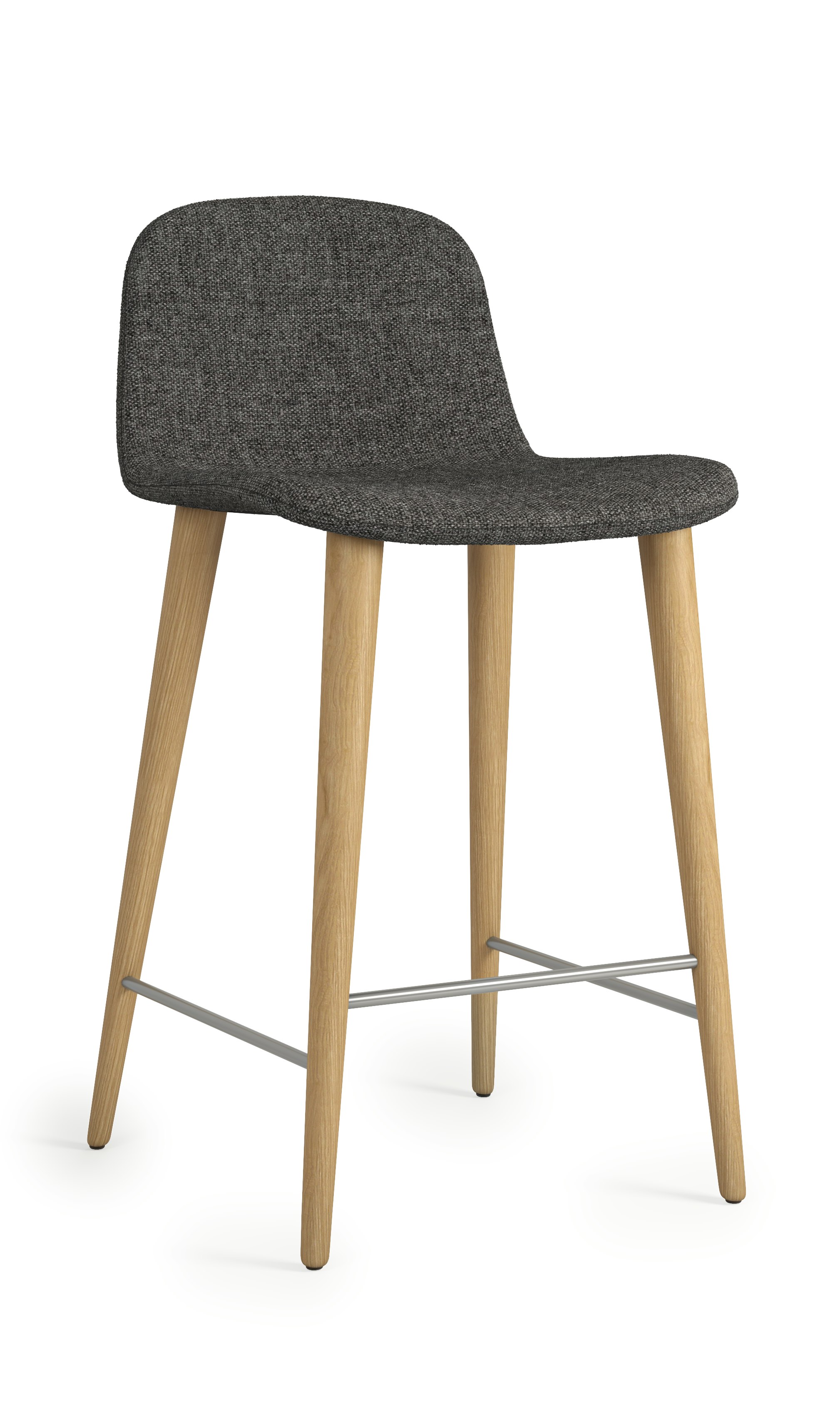 Bacco Stool - Counter Height,  Space,  605 Flint,  Oak