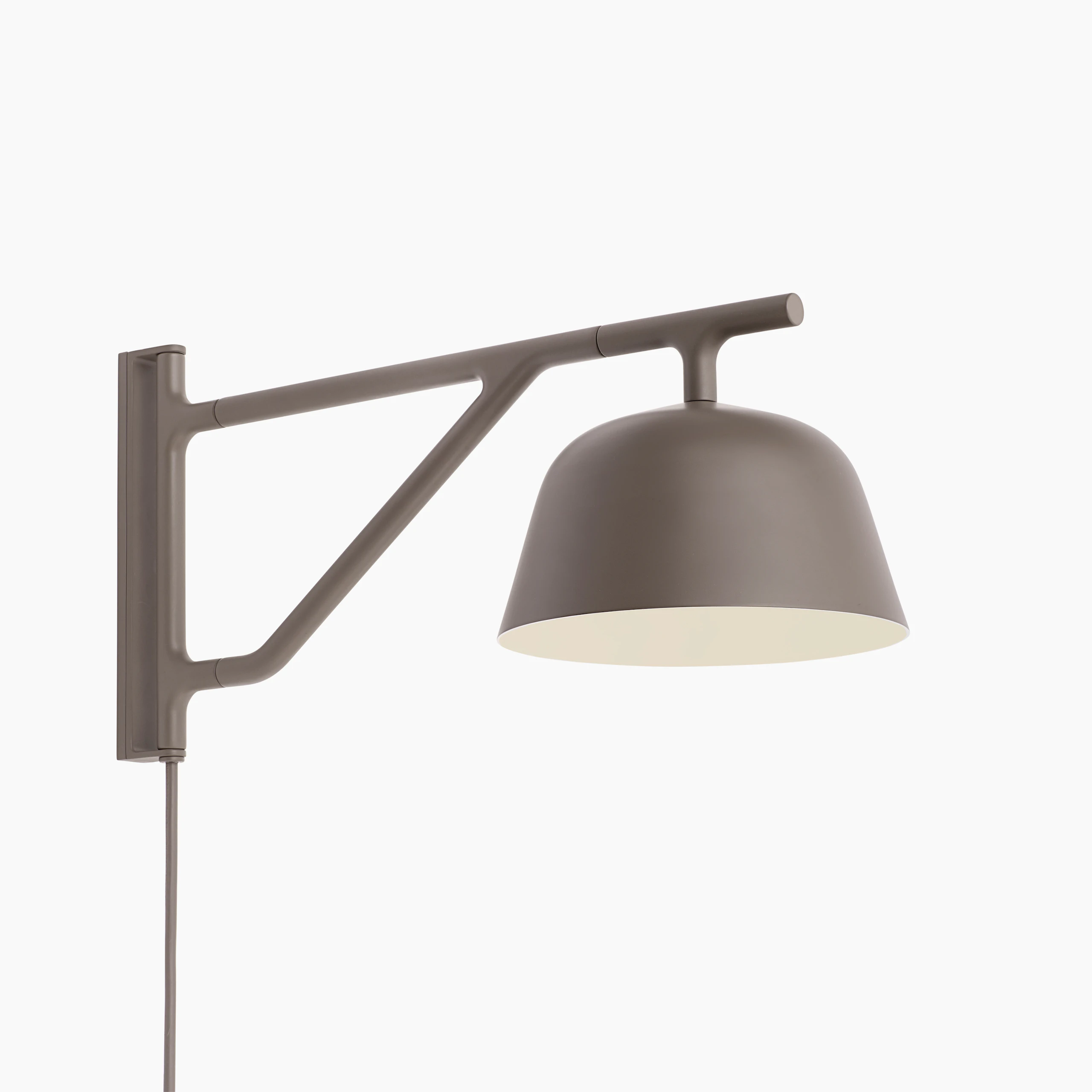Ambit wall lamp taupe angle Muuto 5000x5000 hi res