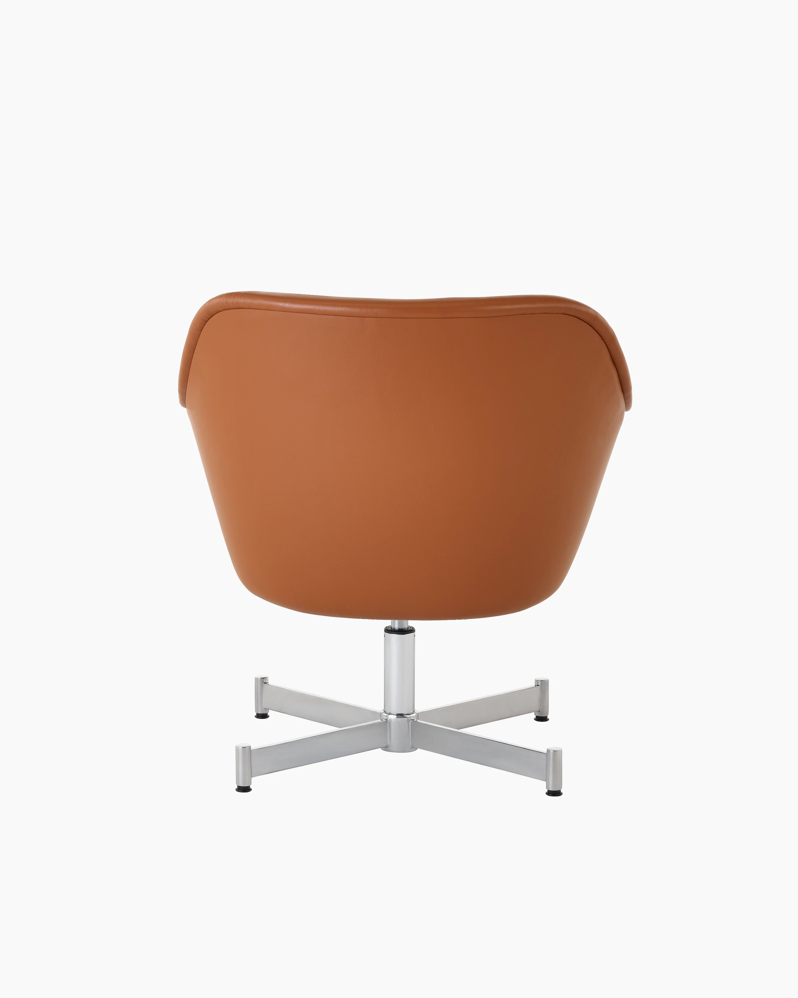 Bumper Lounge Chair with standard arms and four star base.