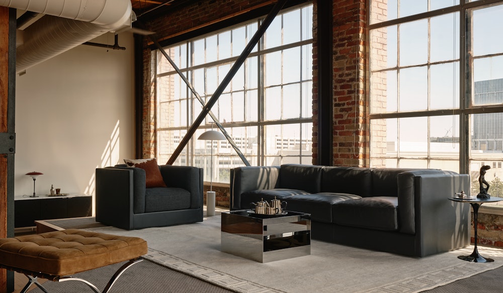 Symme Sofa - Leather Frame