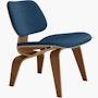 Eames Molded Plywood Lounge Chair Wood Base (LCW) Eames Molded Plywood Lounge Chair Wood Base (LCW), Upholstered