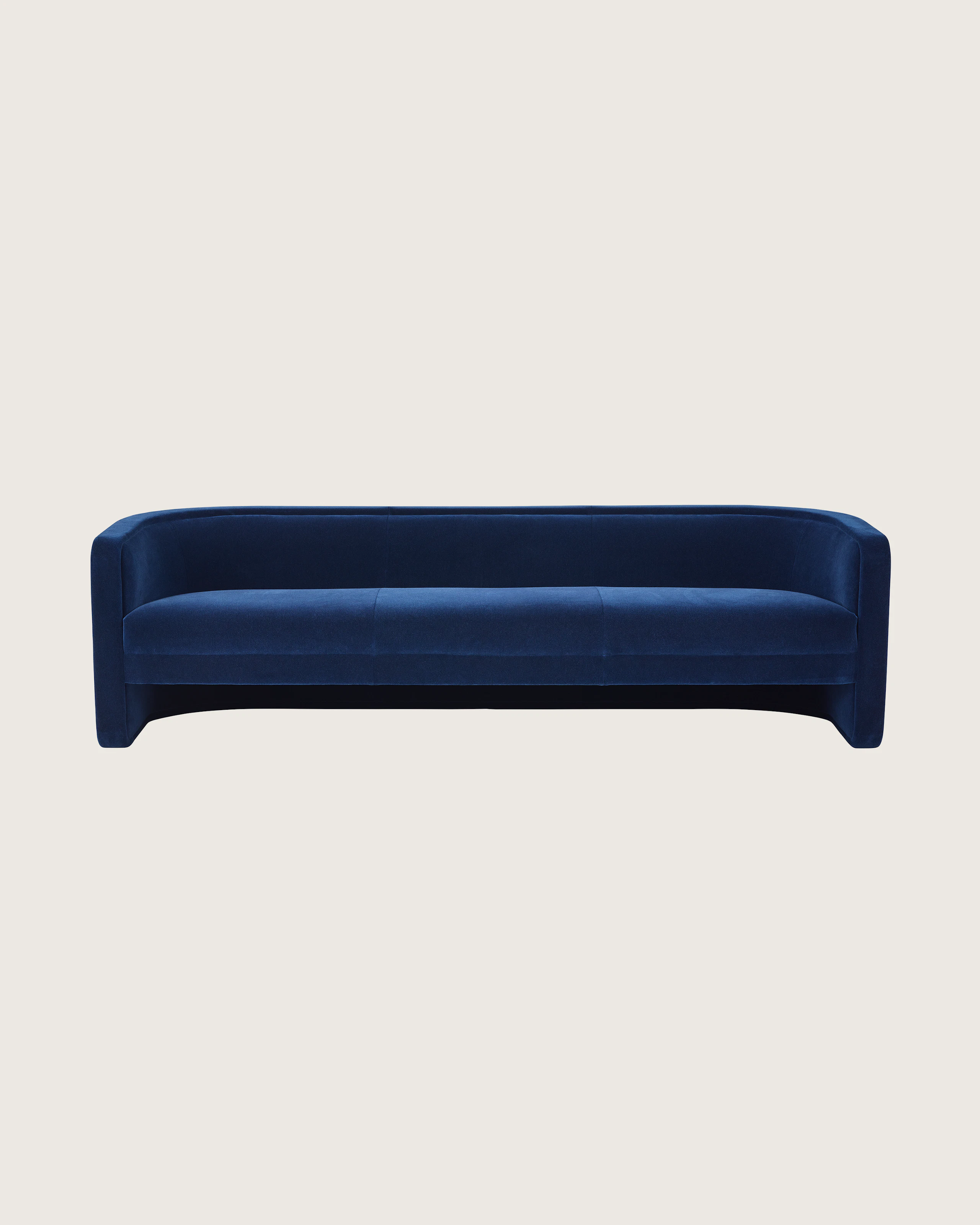 U-Series Sofa upholstered in Maharam Mohair Supreme League.
