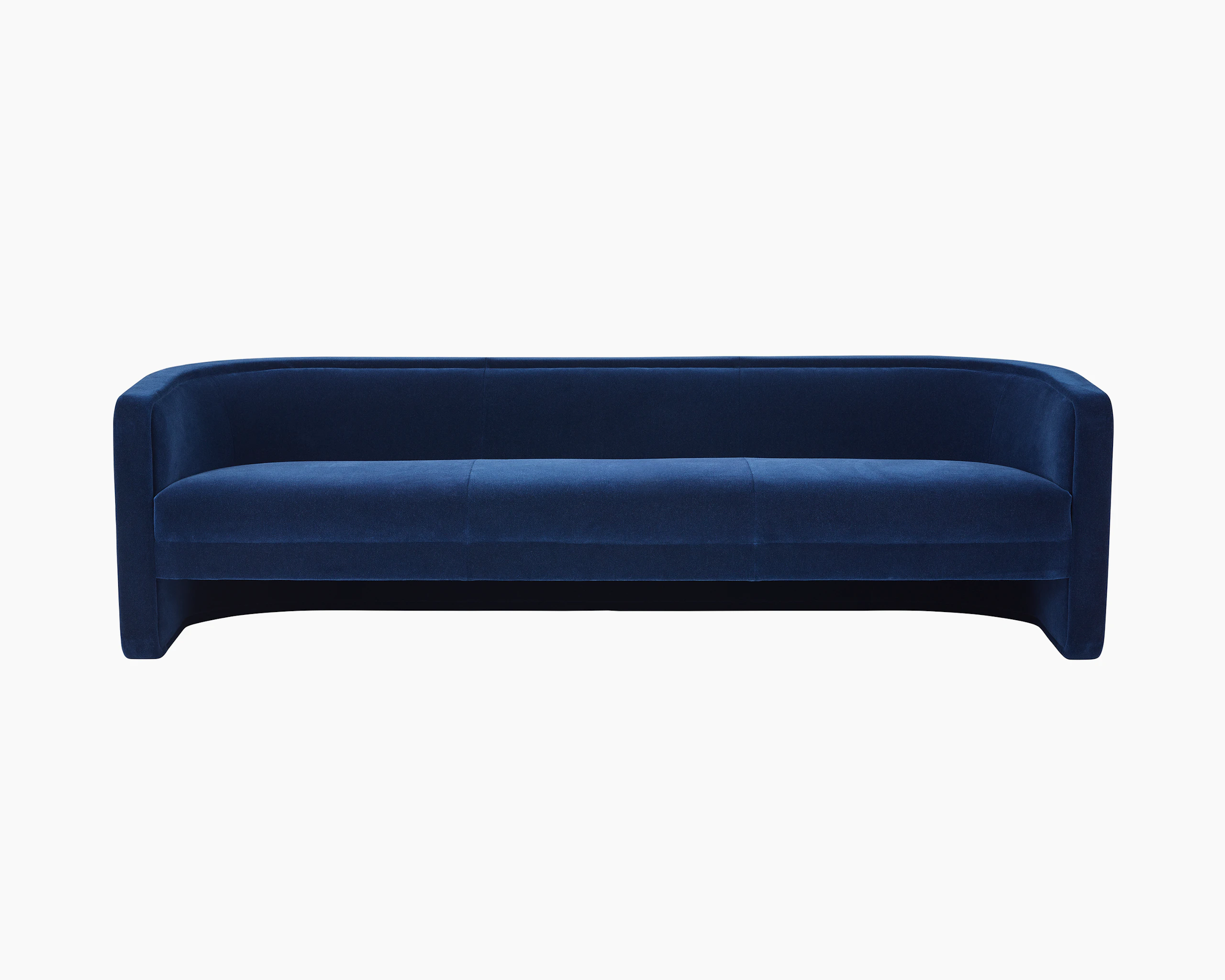 U-Series Sofa upholstered in Maharam Mohair Supreme League.