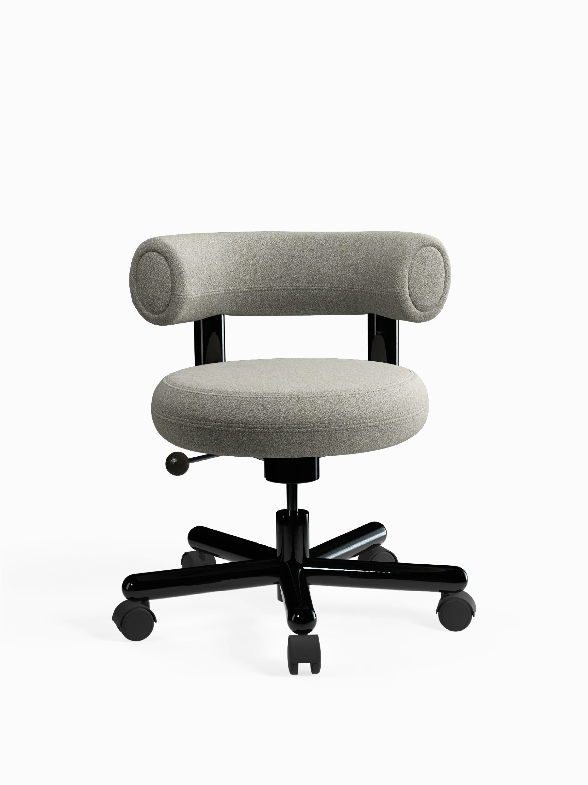 Fat Work Chair - Boucle Alpine, Clay