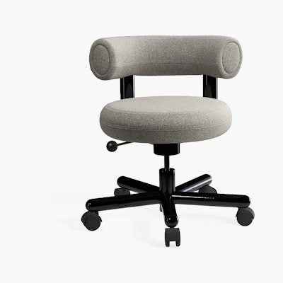 Fat Work Chair - Boucle Alpine, Clay Fat Work Chair - Boucle Alpine, Clay