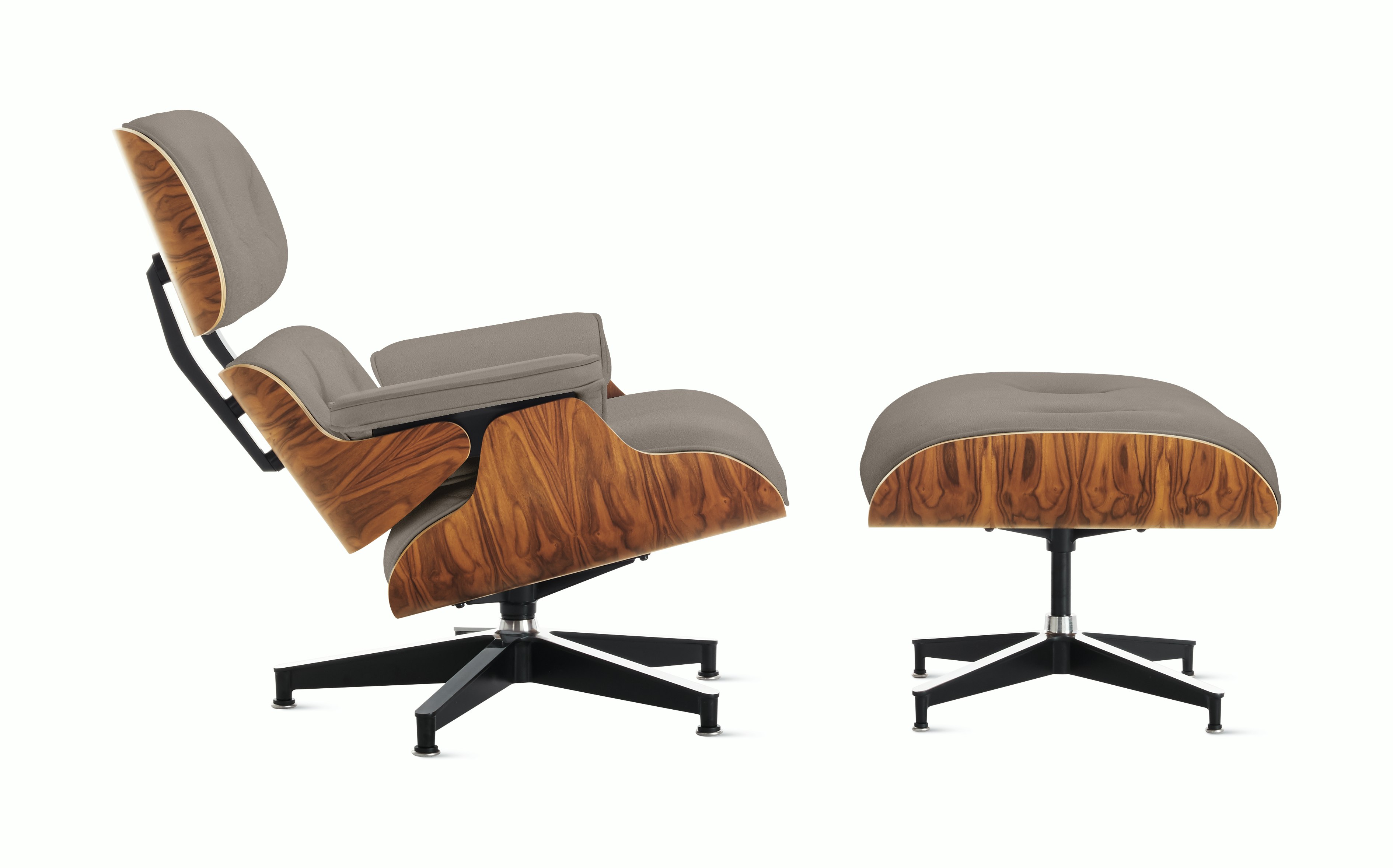 Eames Lounge and Ottoman in Prone and Stow leathers