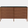 Morrison Dresser - Body Only - Walnut , Eight Drawer