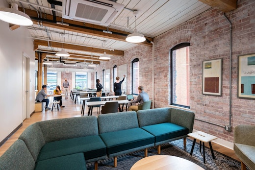 rockwell unscripted easy table modular sofa easy stool lounge space remix side chairs touchdown space coworking space