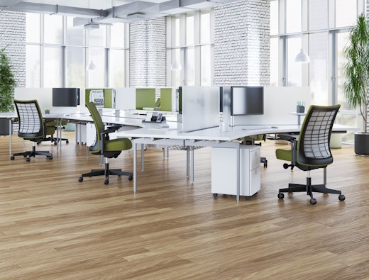 antenna workspaces benching big table 120 organic planning