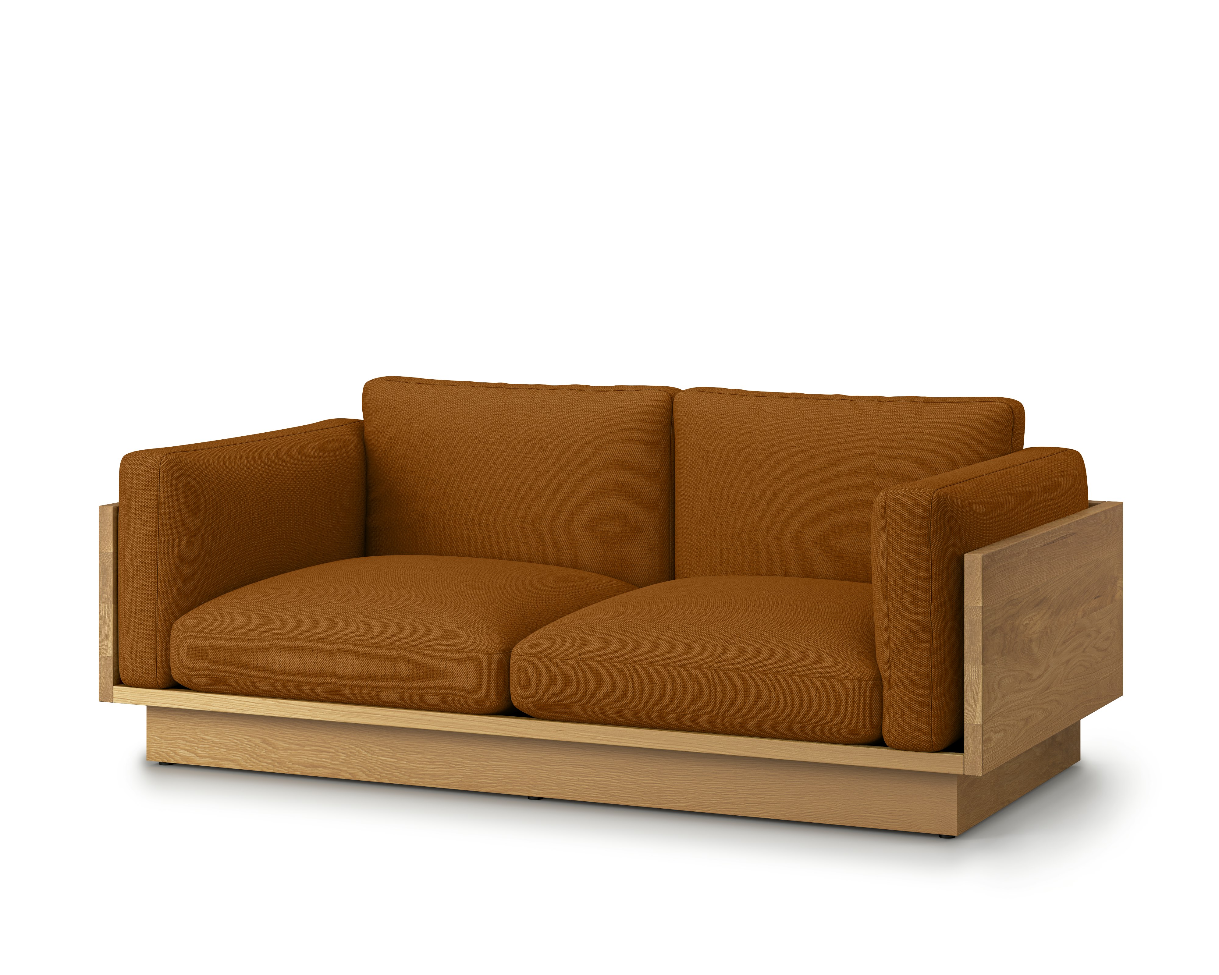 Pawson Drift Sofa - 80 In, Mode, Rust, White Oak