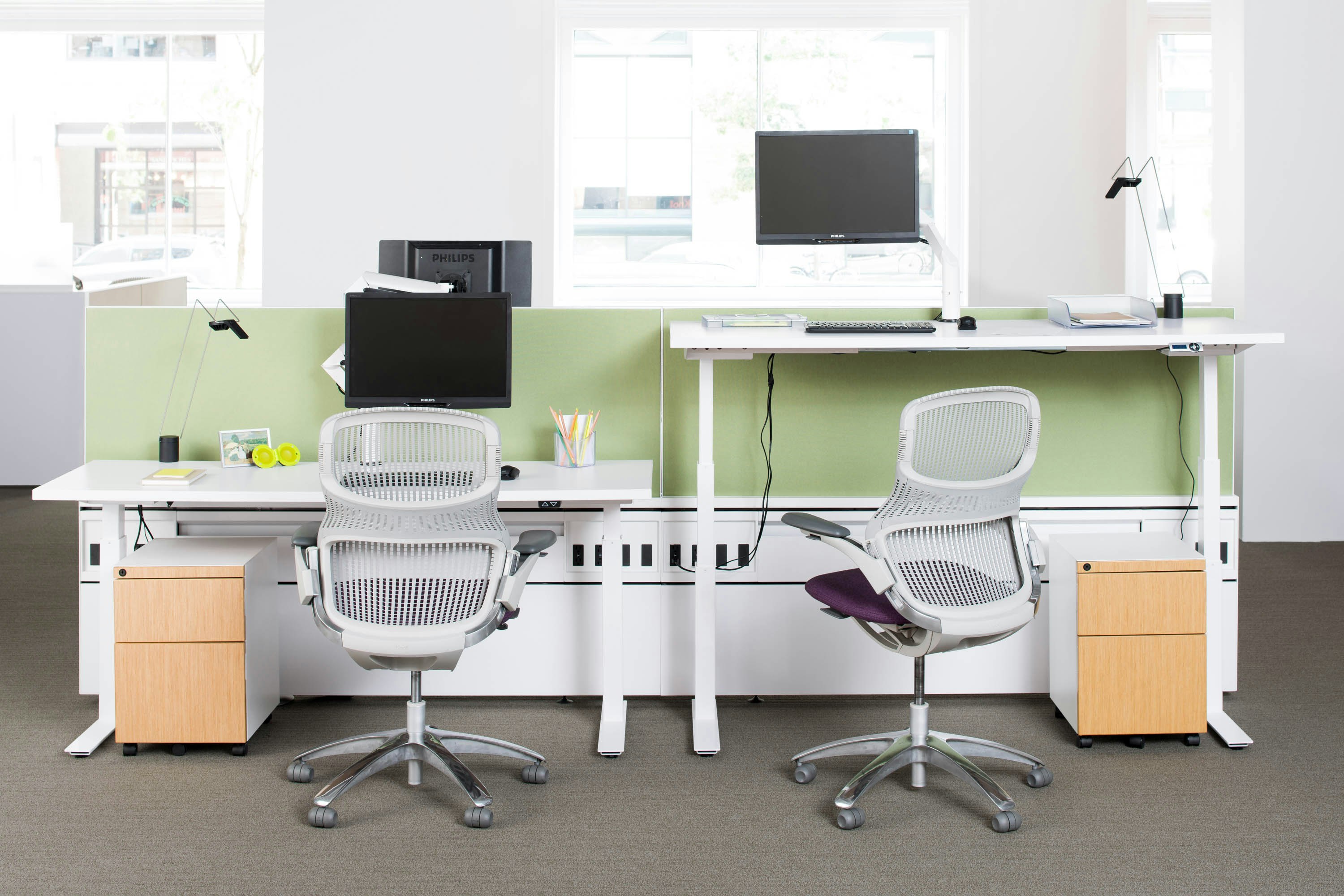 Knoll Tone Standing Height Tables