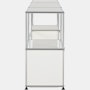 USM Haller Double Storage Desk - White