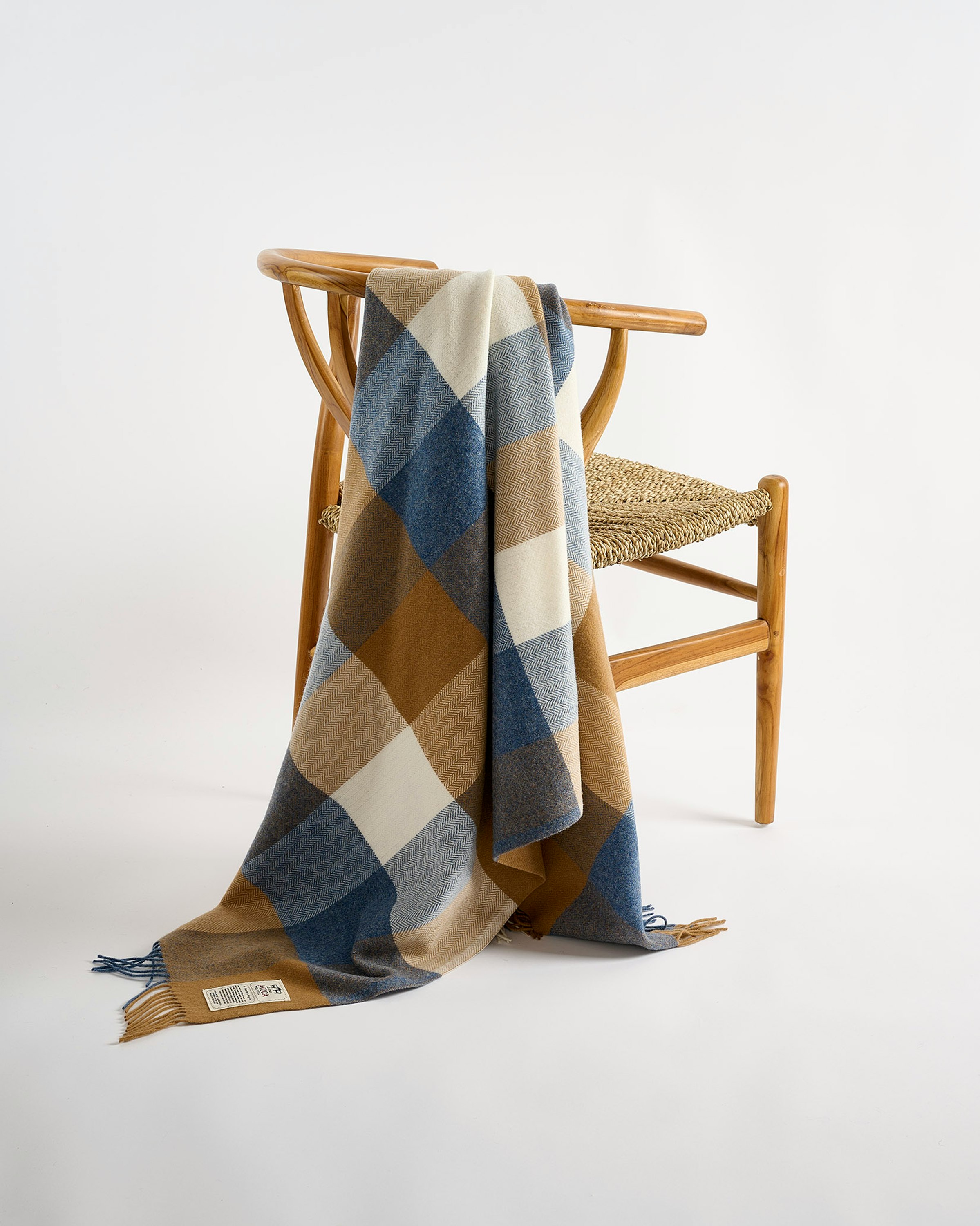 Check Lambswool Throw