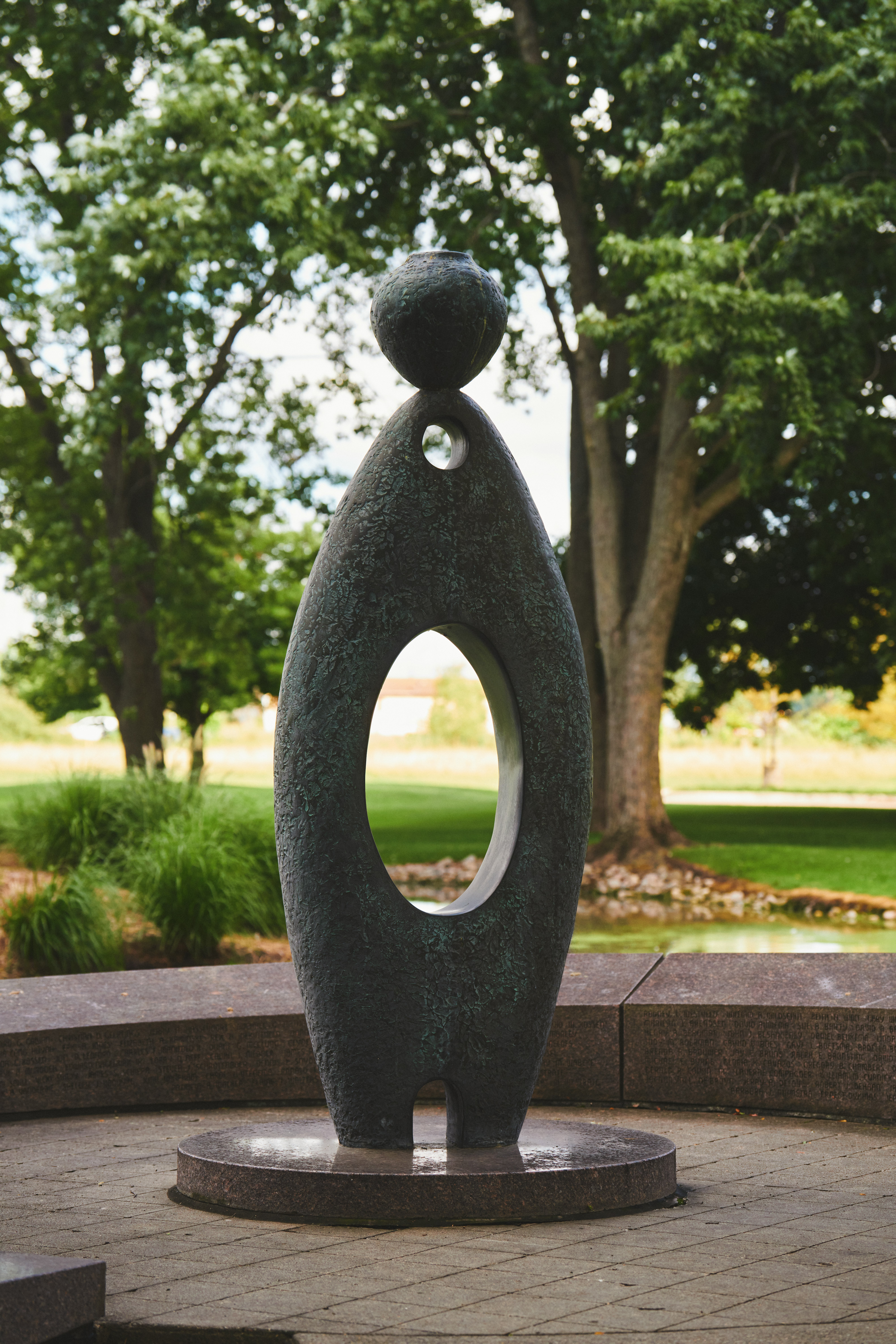 Watercarrier statue at the MillerKnoll mainsite facility.