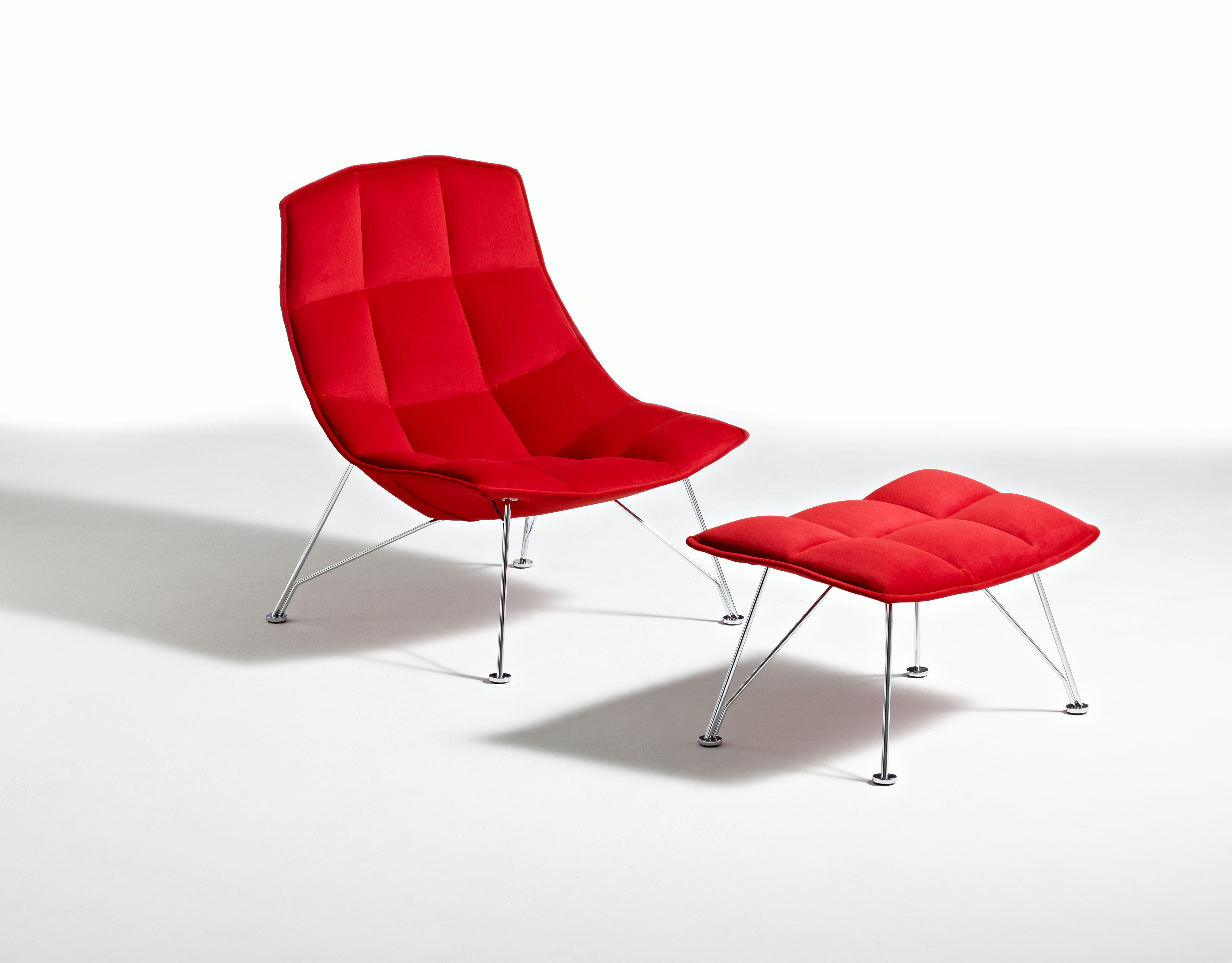 Jehs Laub Lounge Chair and Ottoman