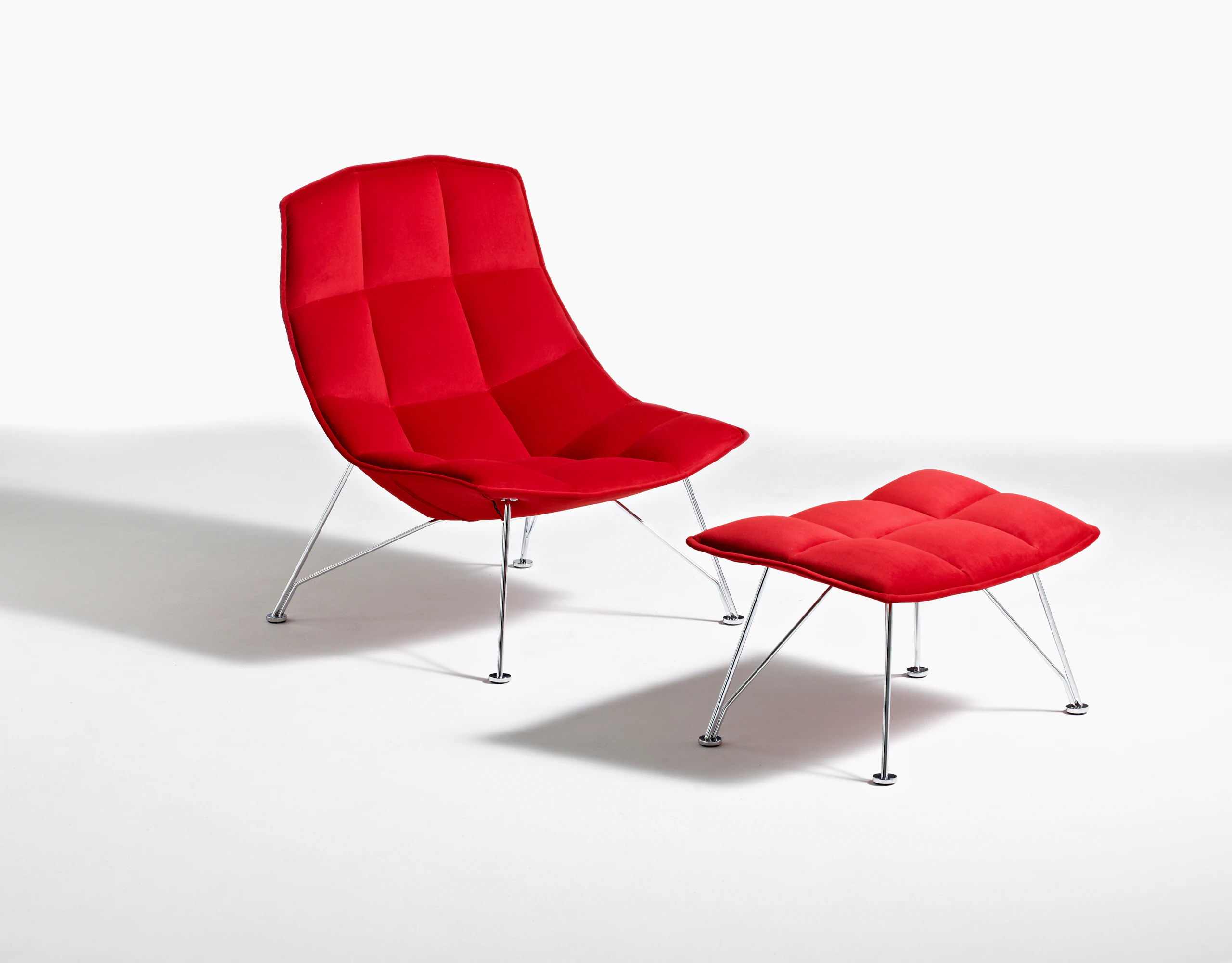 Jehs Laub Lounge Chair and Ottoman