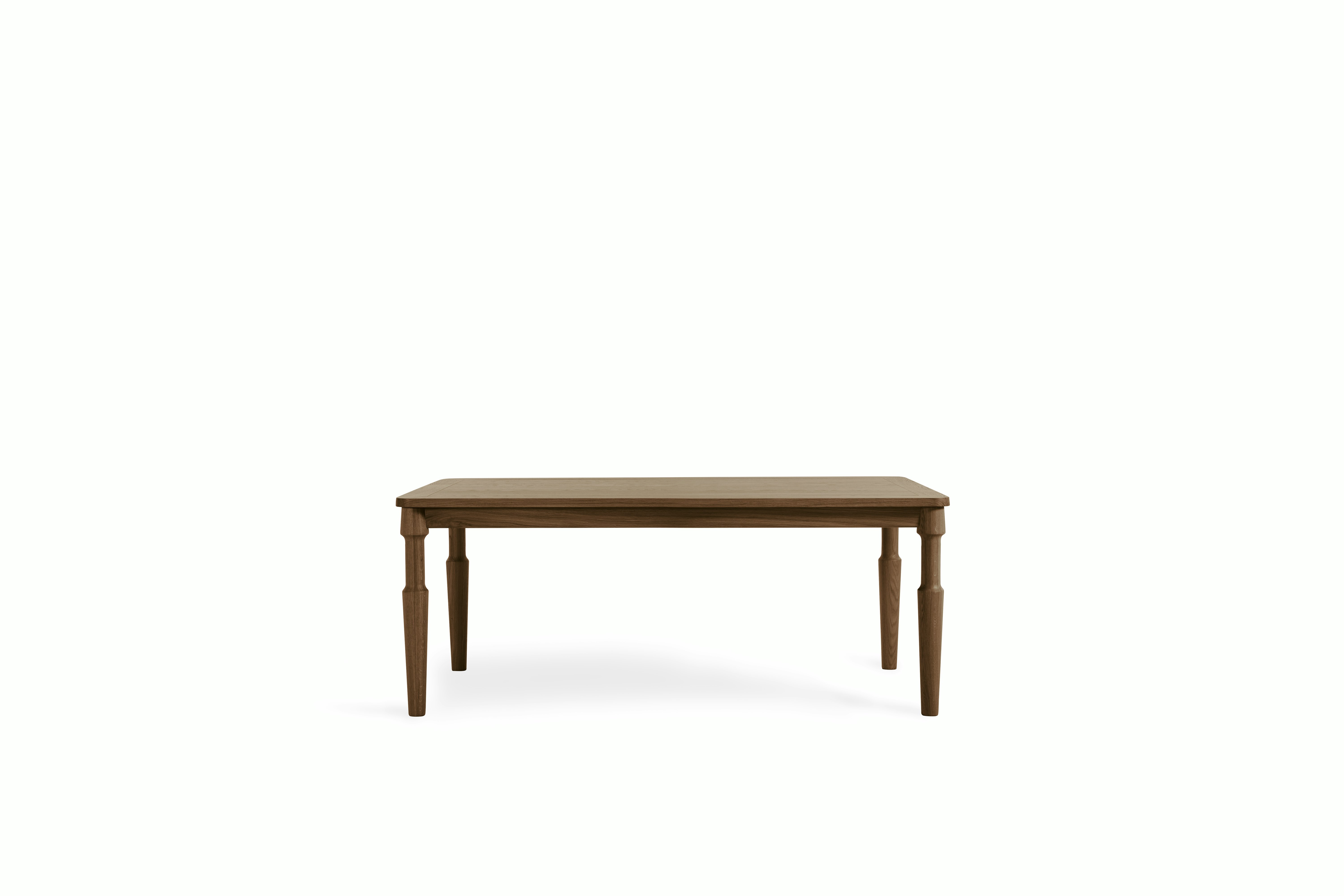 Danbury Dining Table - walnut,  75 in