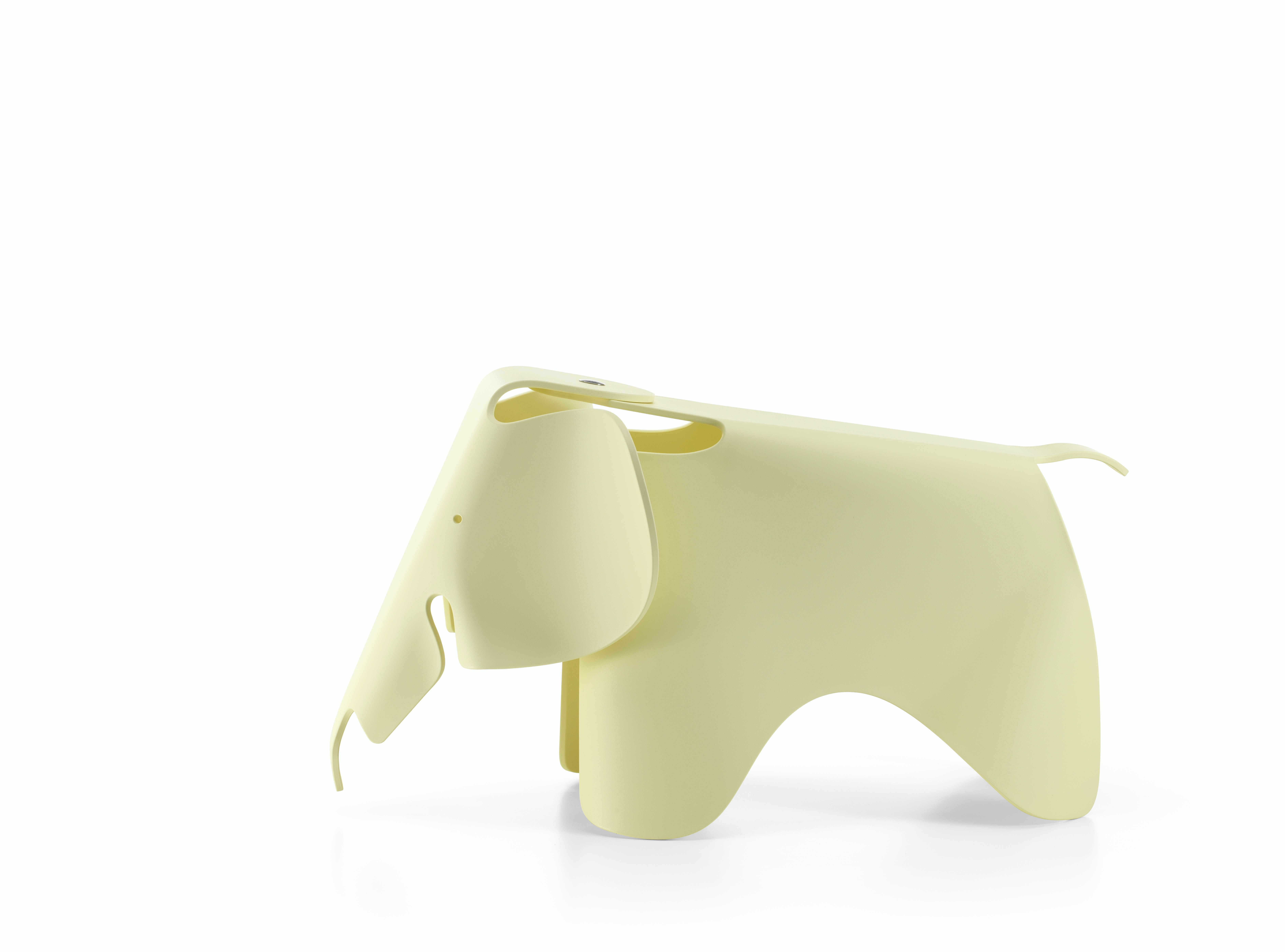 Eames Elephant - Recycled Plastic, Canary