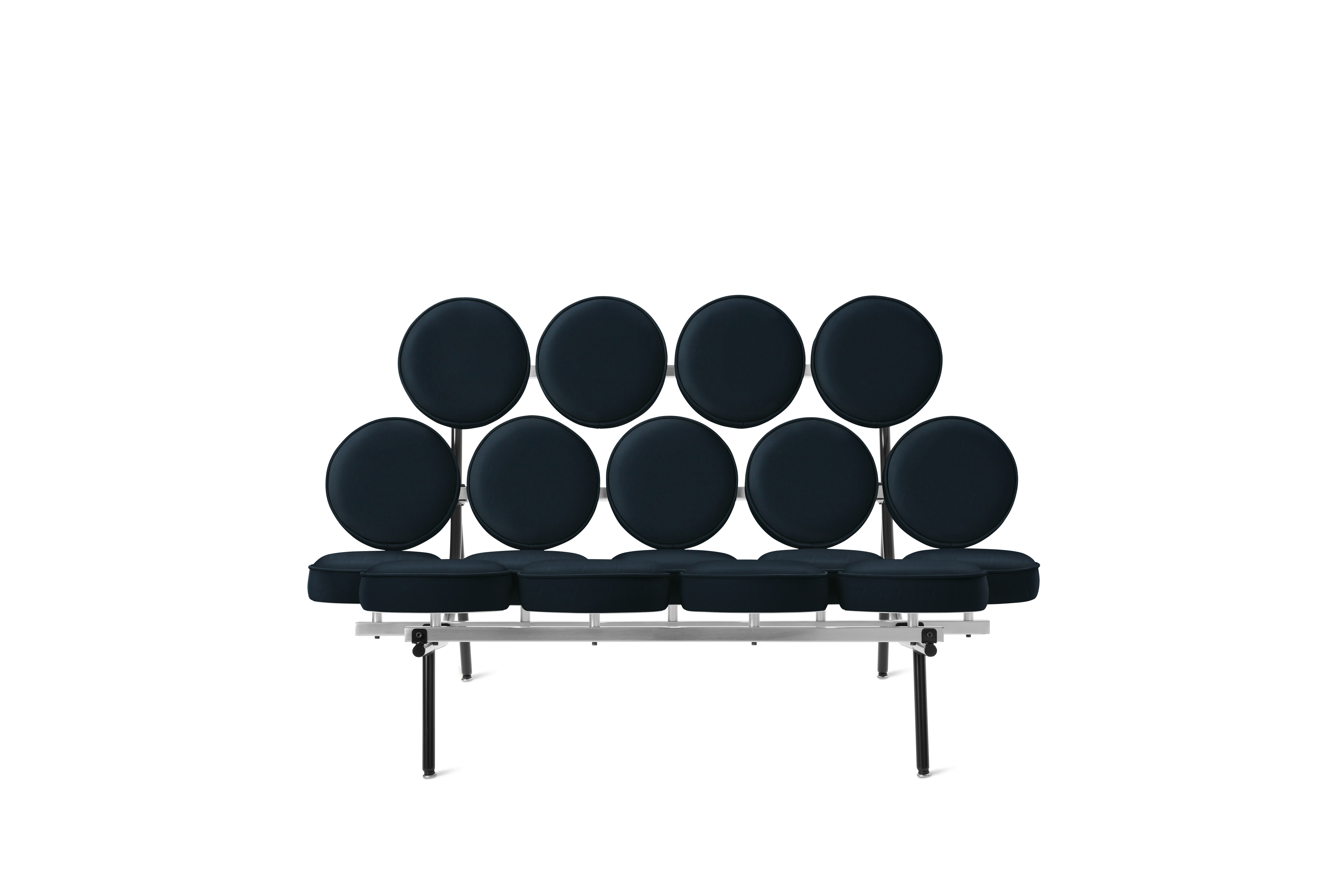 Nelson Marshmallow Sofa - Prone Leather,  Sail