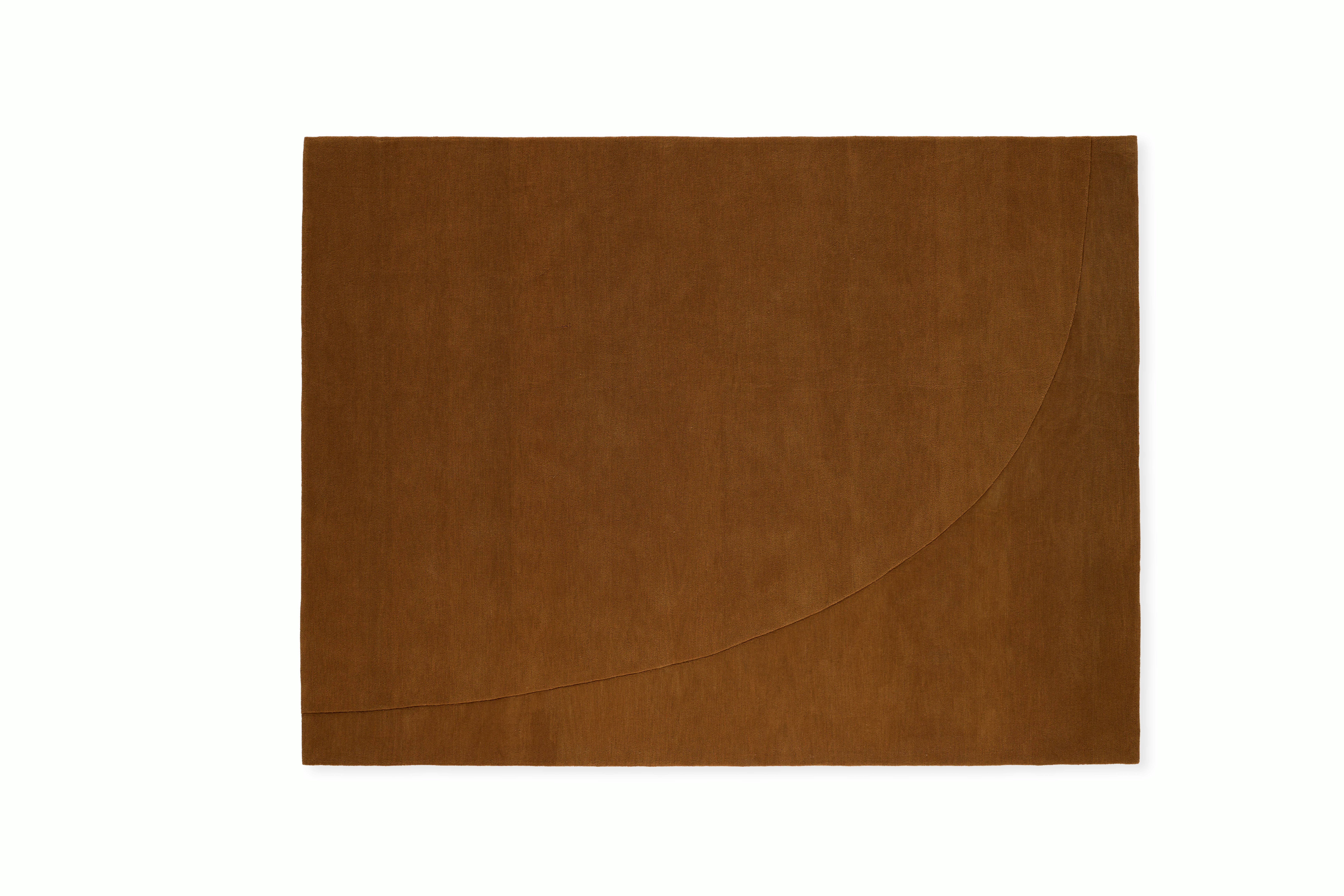 A Simple Curve Rug in Rust viewed from the front.