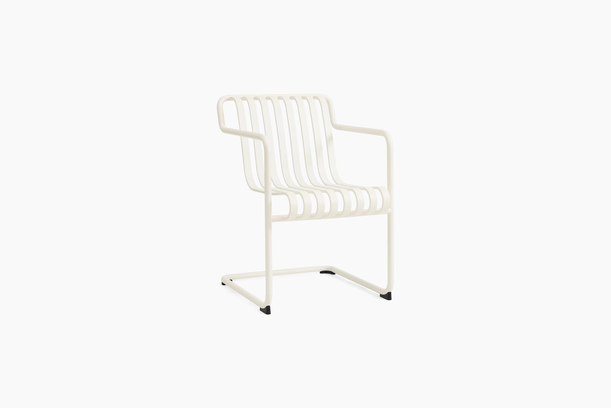 Palissade Cantilever Dining Armchair - Cream White