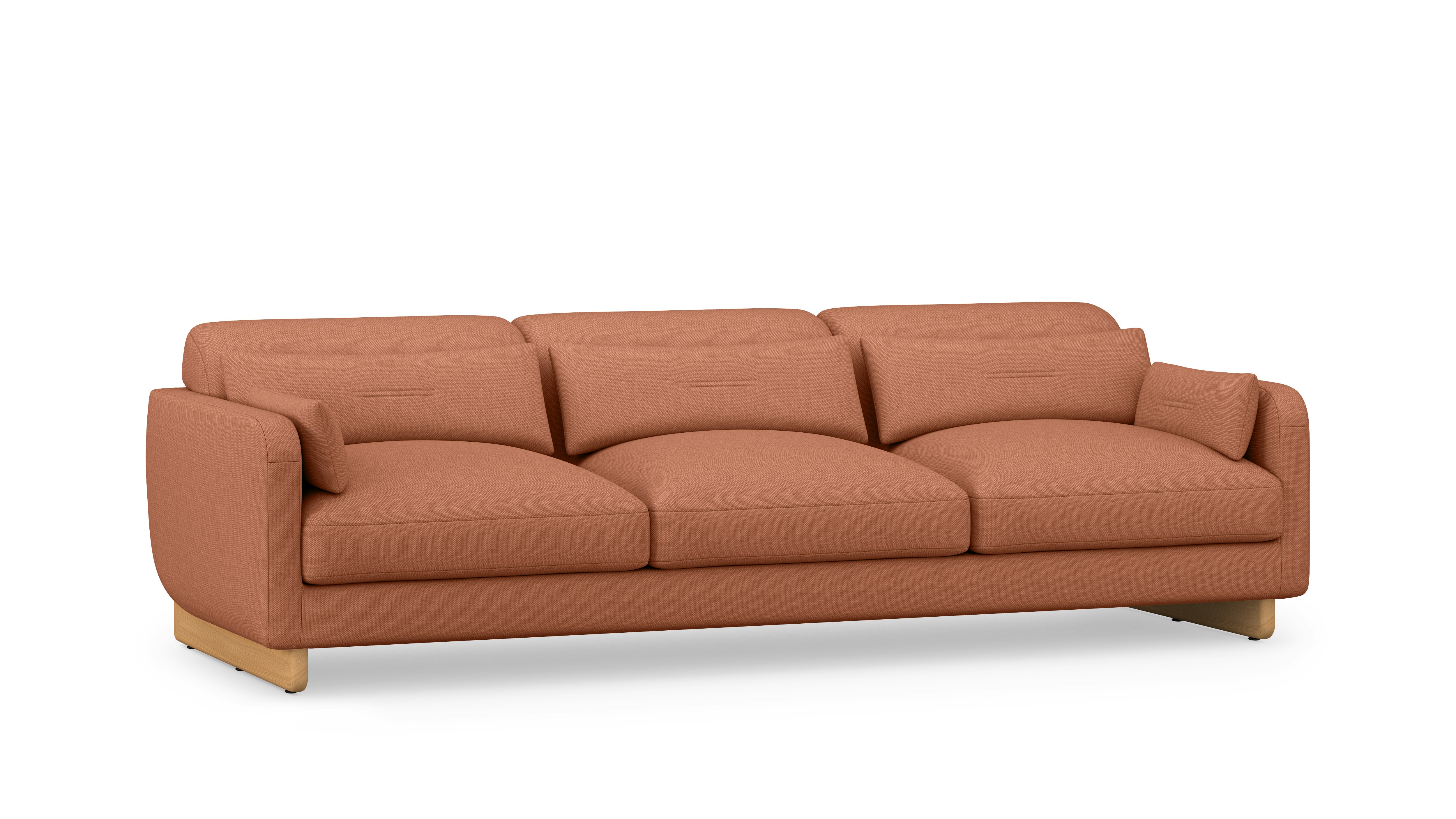 Contra Sofa - 99 Inch, Mode, Caramelized, Oak