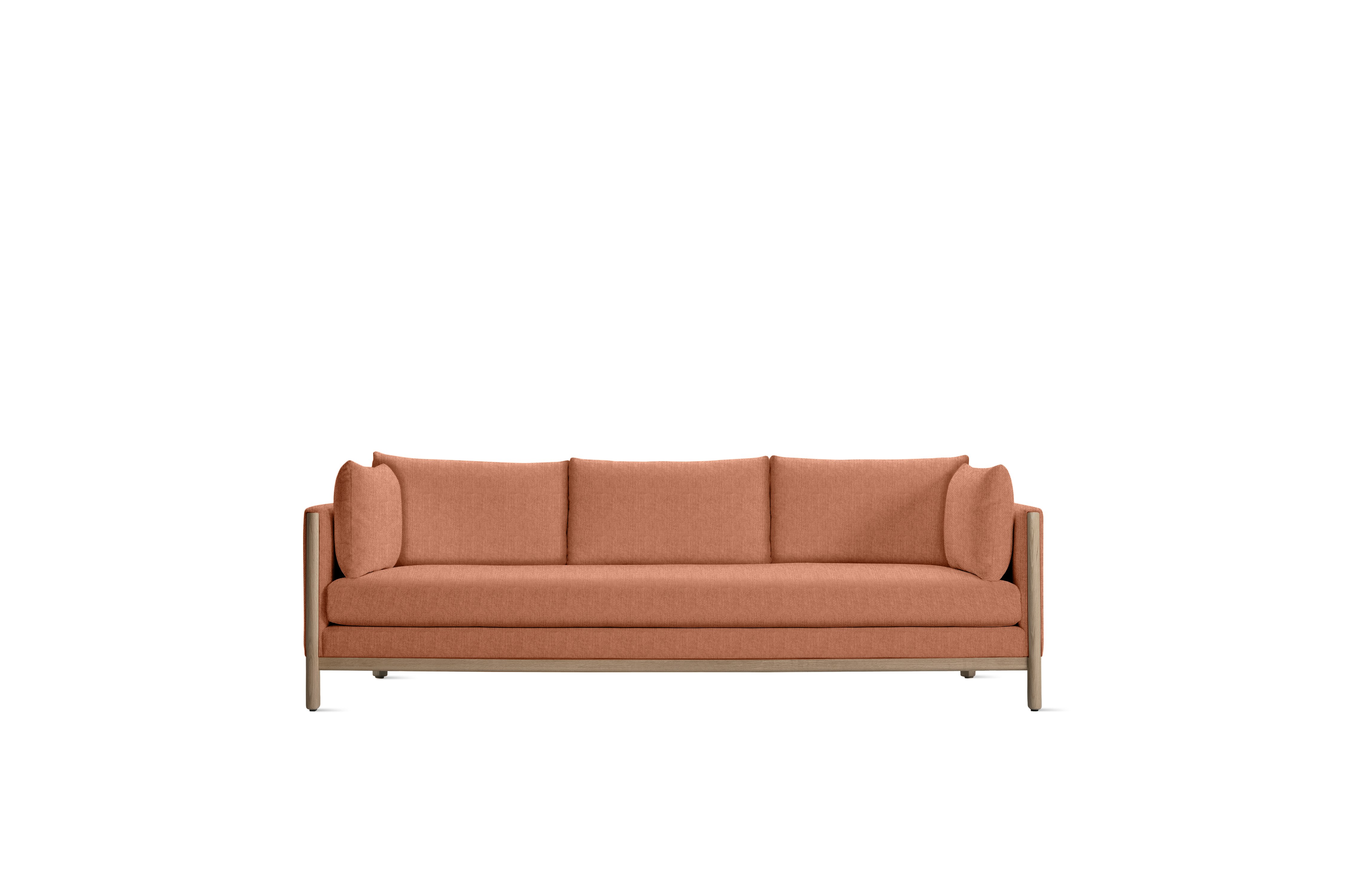 Emmy Sofa, 92 In, Mode, Caramelized, Oak