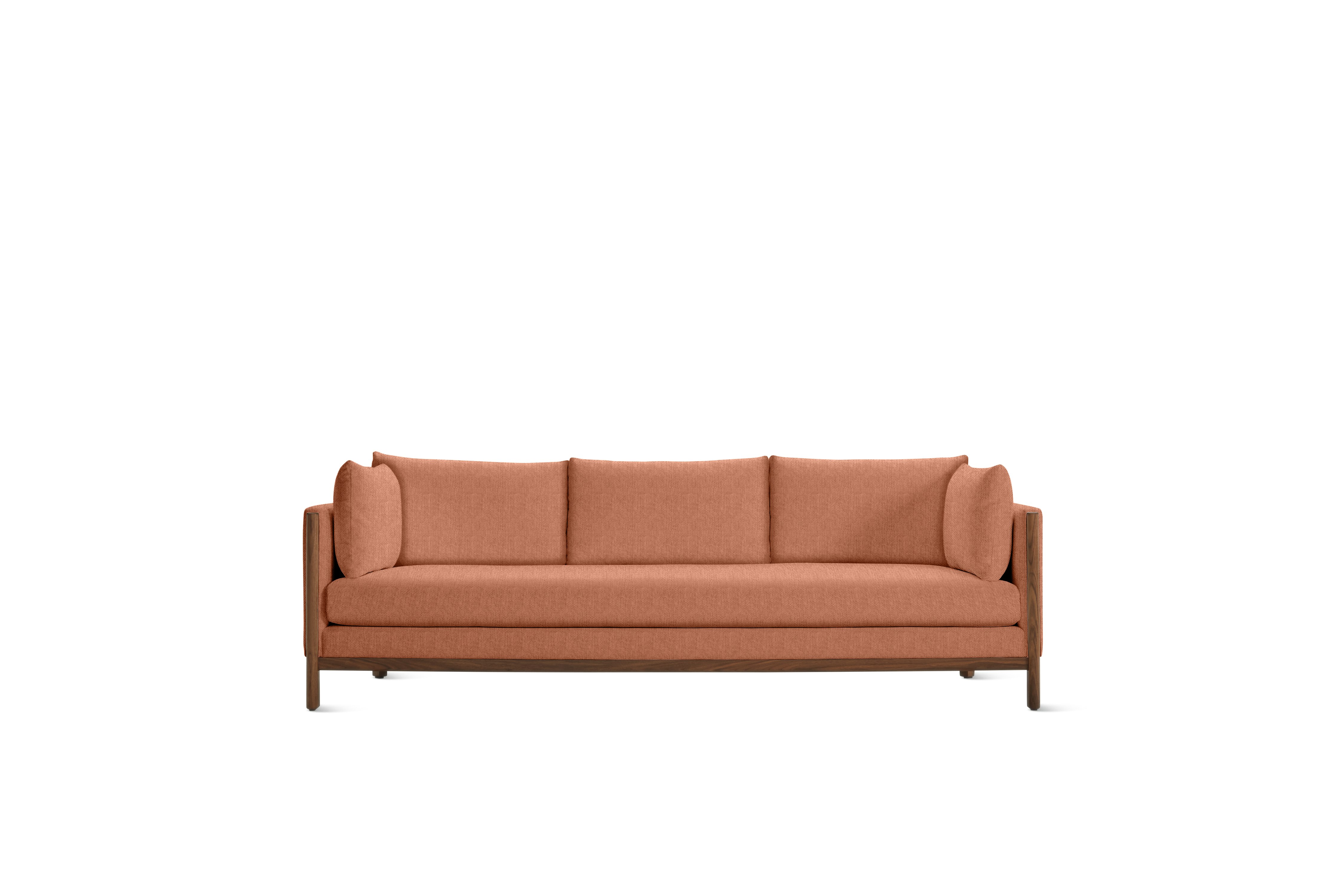 Emmy Sofa, 92 In, Mode, Caramelized, Walnut